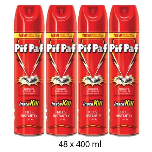 MOSQUITO AND FLY KLR RED PIF PAF ( 48 X 400 ML )
