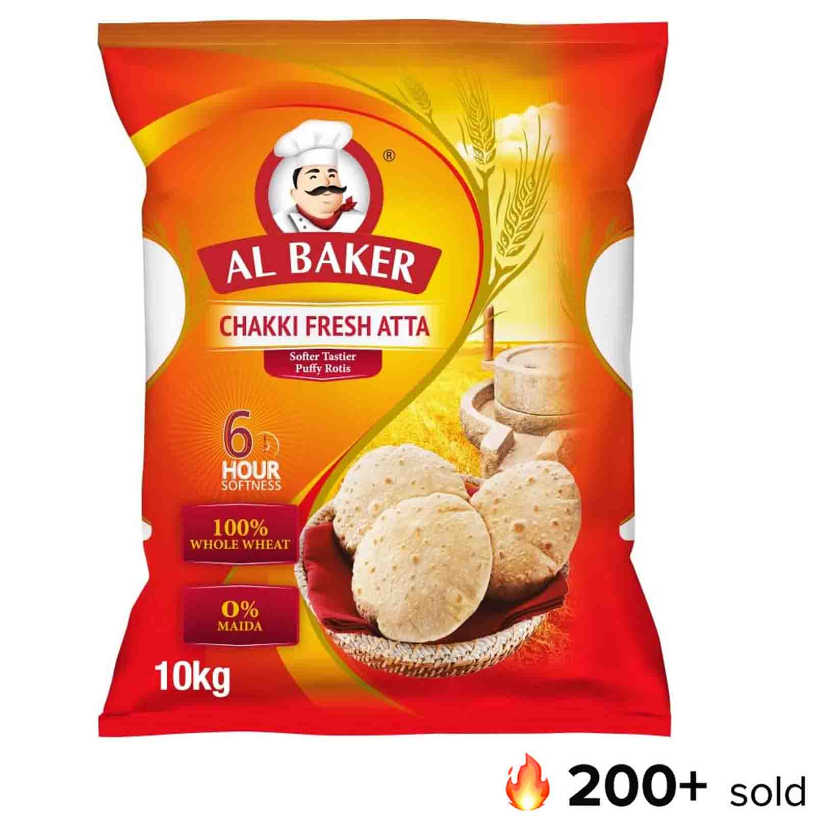 FLOUR ATTA CHAKKI FRESH AL BAKER ( 10 KG )