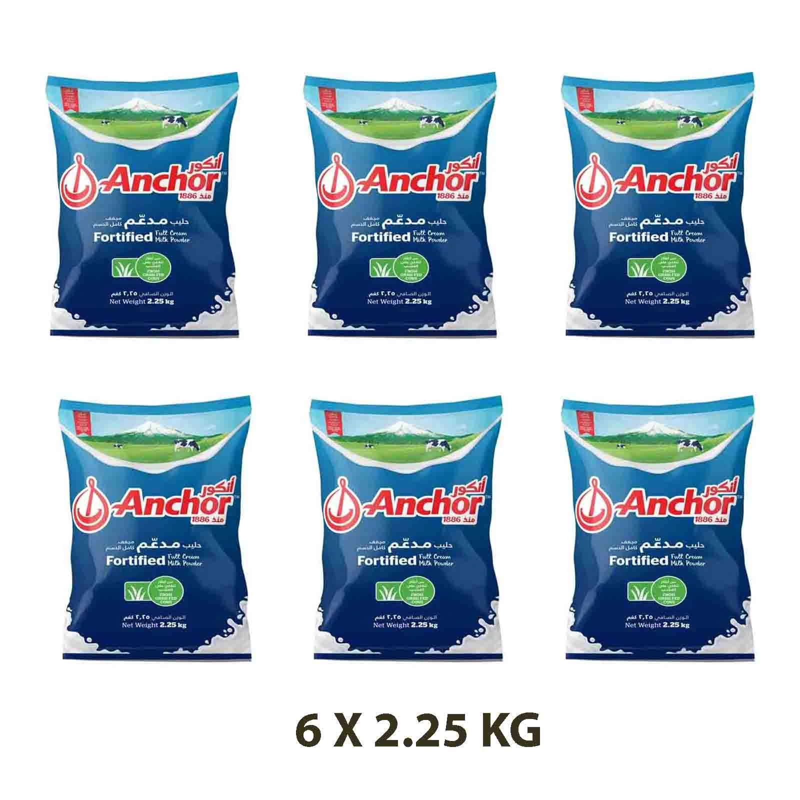 MILK POWDER SACHET ANCHOR ( 6 X 2.25 KG )