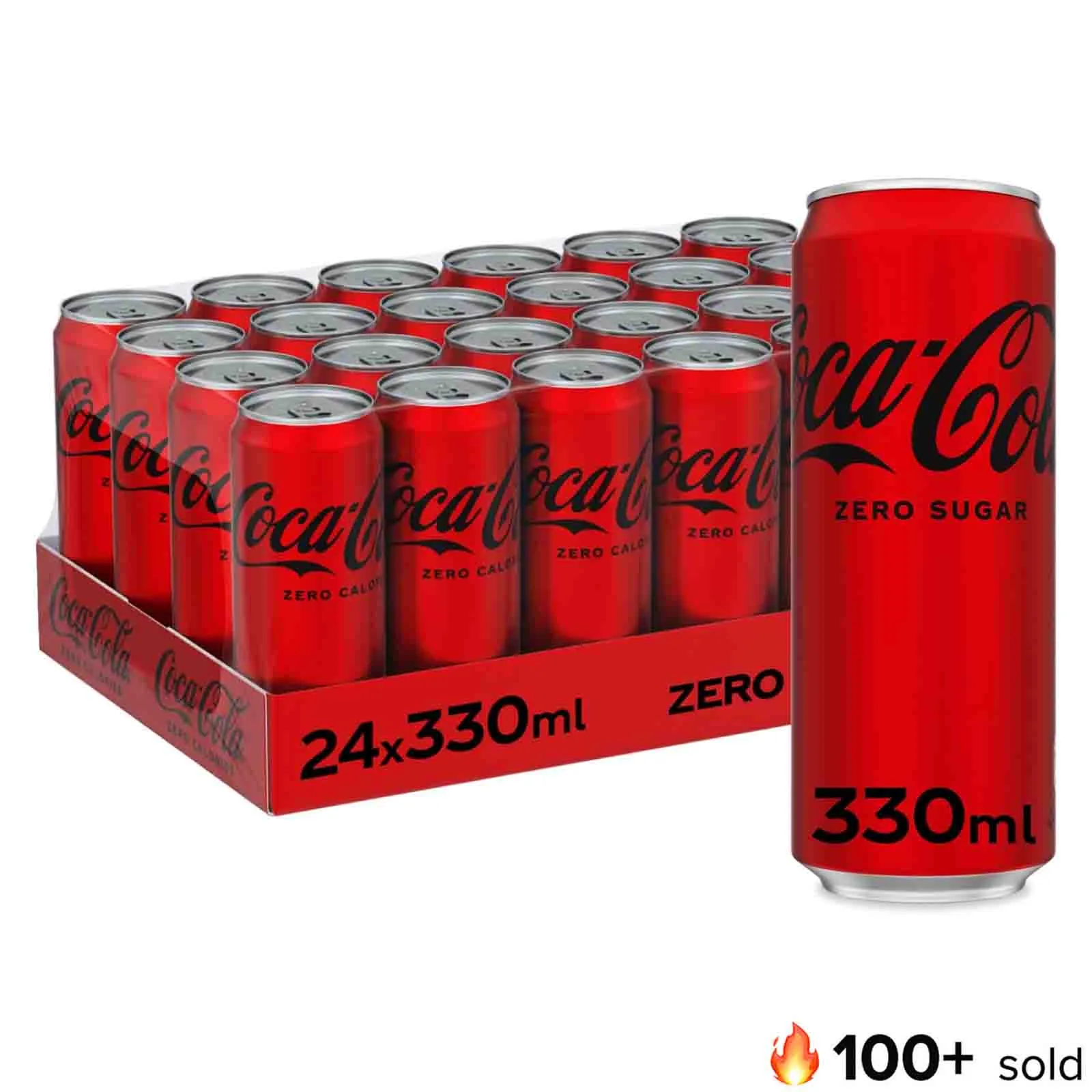 COCA COLA ZERO CAN  ( 24 X 330 ML )