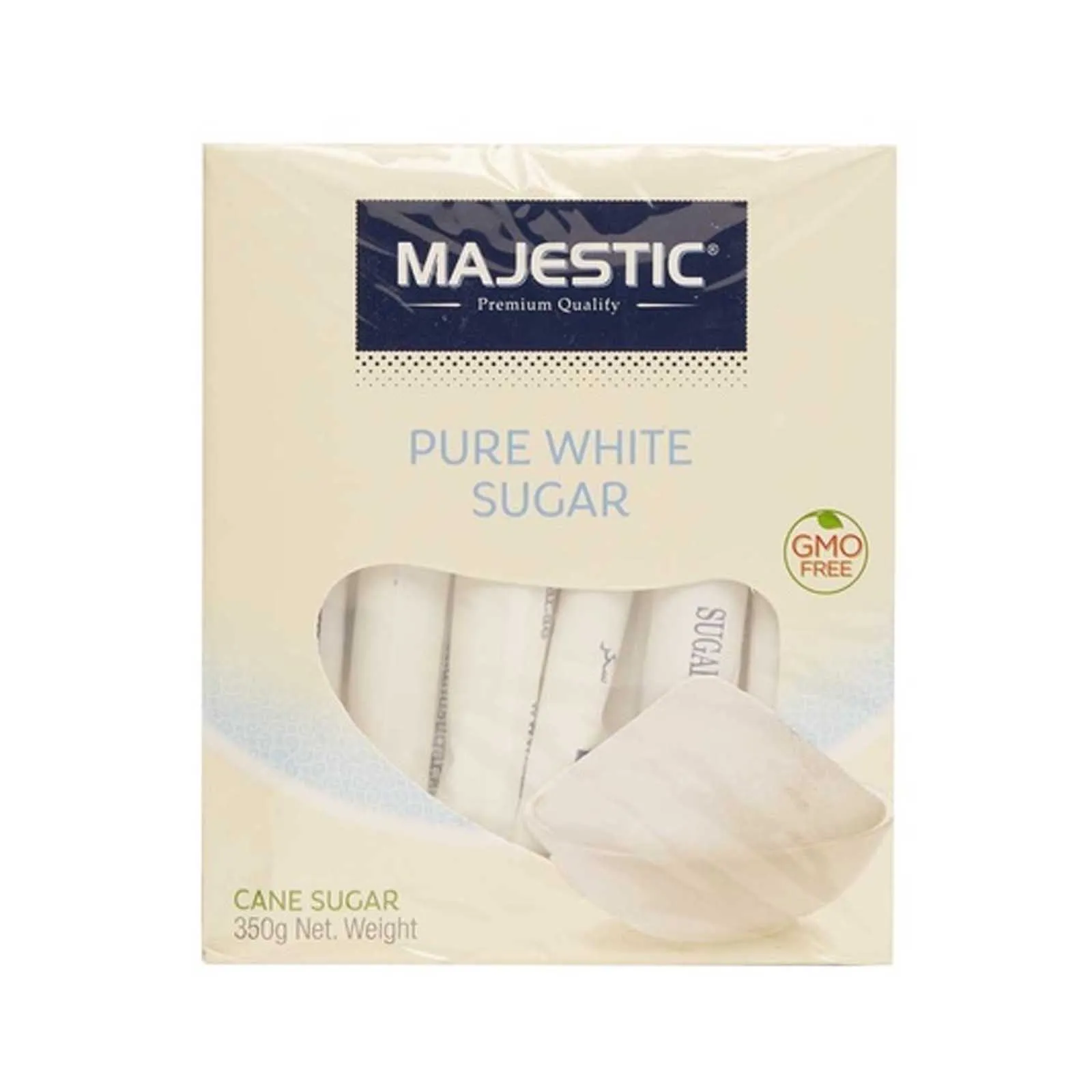 SUGAR WHITE STICKS MAJESTIC ( 350 gm )