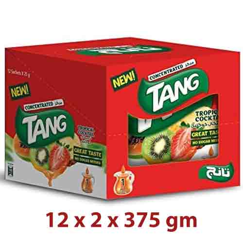  Tang Tropical Flavoured Juice 12 x 2 x 375 g