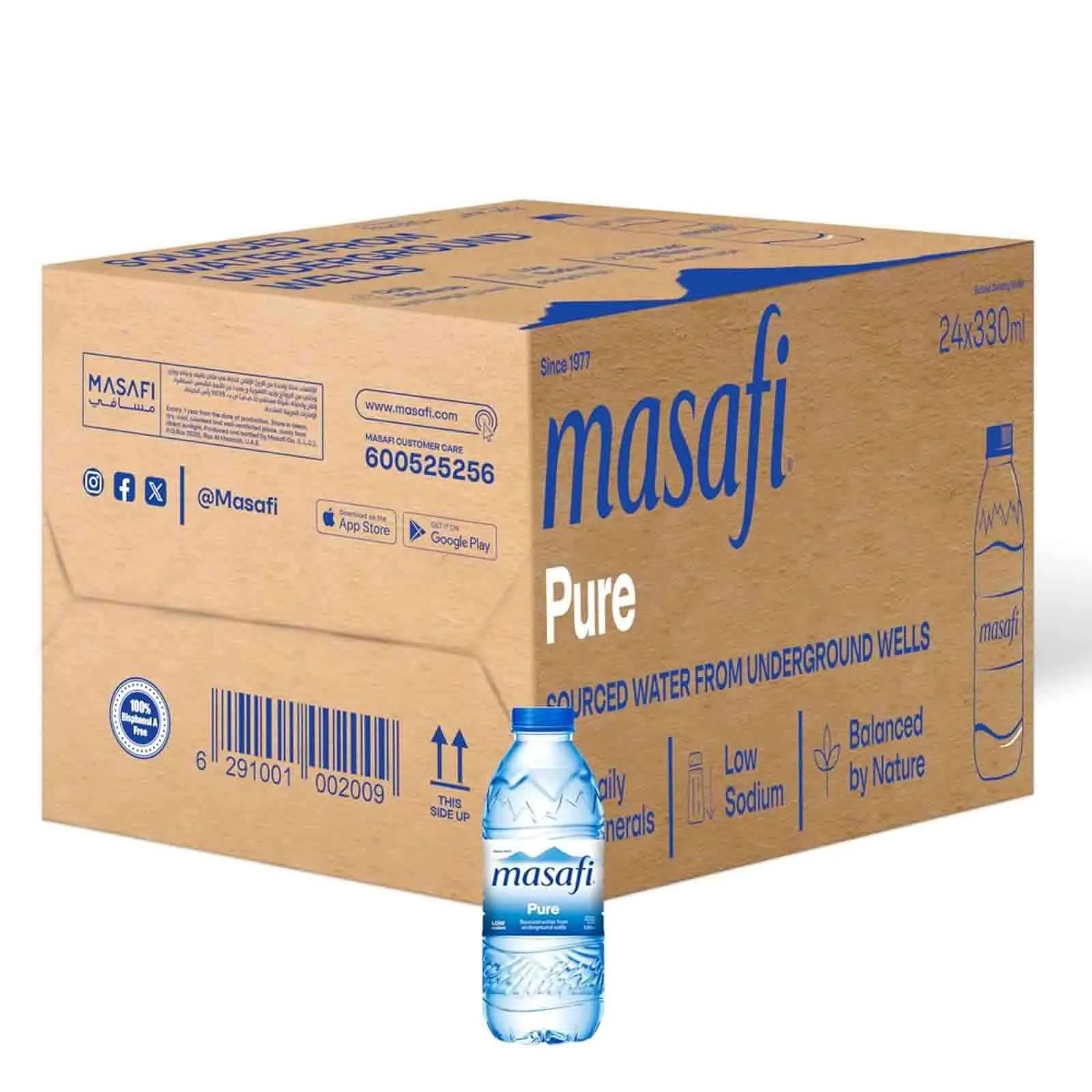 WATER MASAFI ( 2 X 12 X 330 ml )