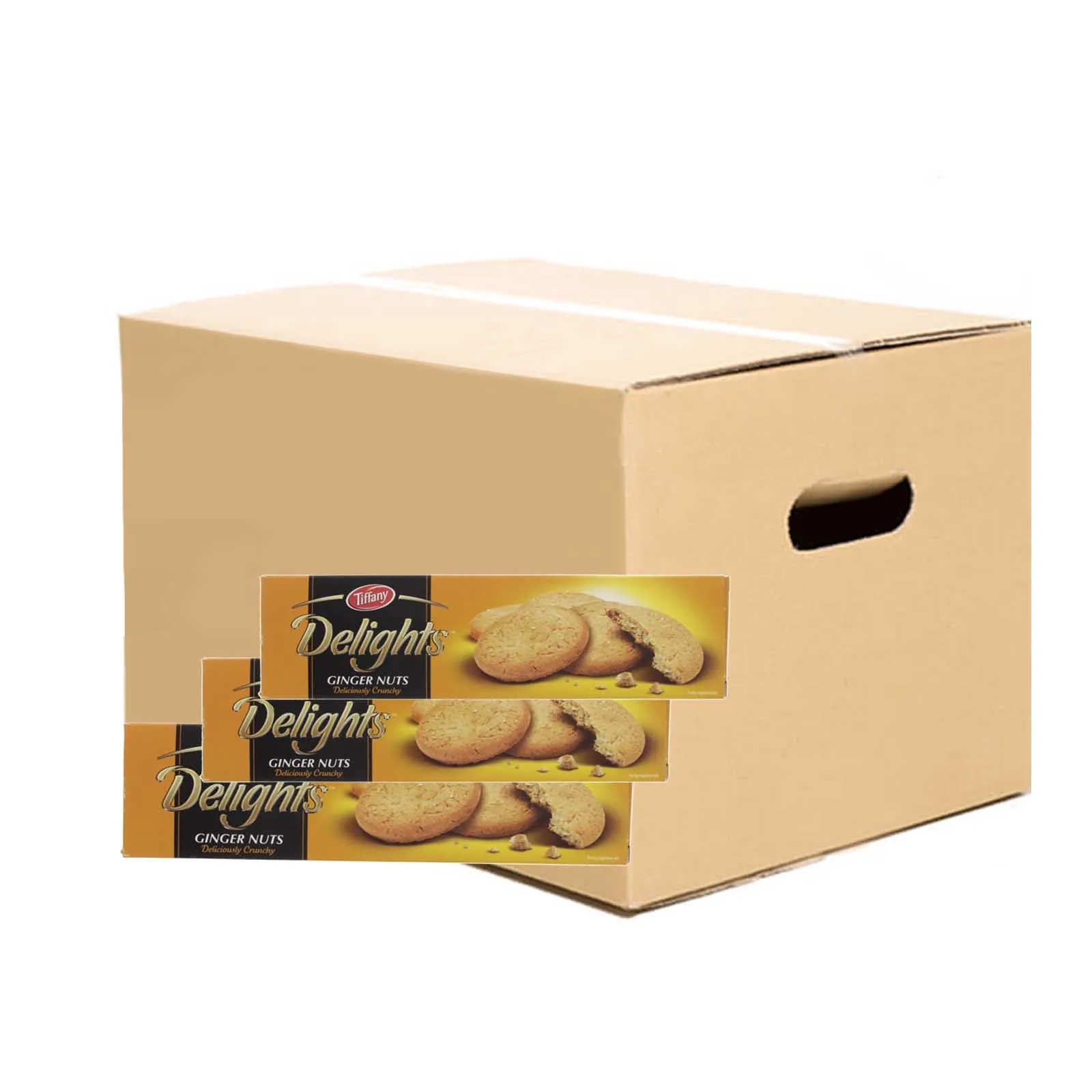 BISCUIT GINGER NUT DELIGHTS TIFFANY ( 24 X 200 GM )