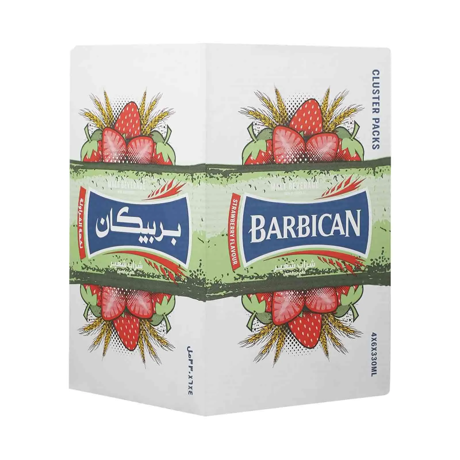 NON ALCOHOLIC BEVERAGE STRAWBERRY BARBICAN (4 X 6 X 330 ML)