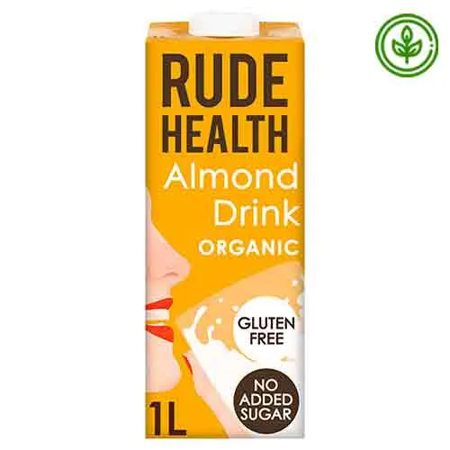 MILK ALMOND DRINK ORGANIC RUDE HEALTH ( 1 LTR )