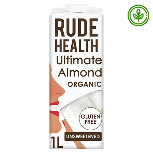 MILK ULTIMATE ALMOND DRINK ORGANIC RUDE HEALTH ( 1 LTR )