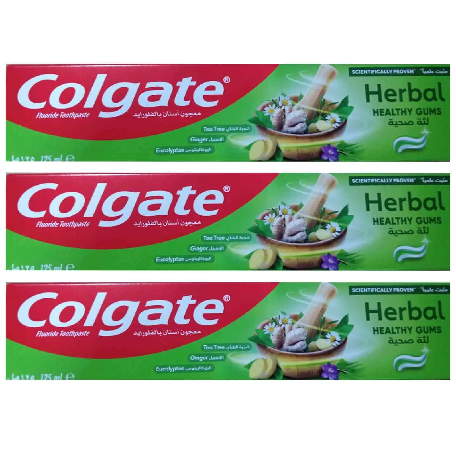 TOOTH PASTE HERBAL COLGATE (3 X 125 ml)