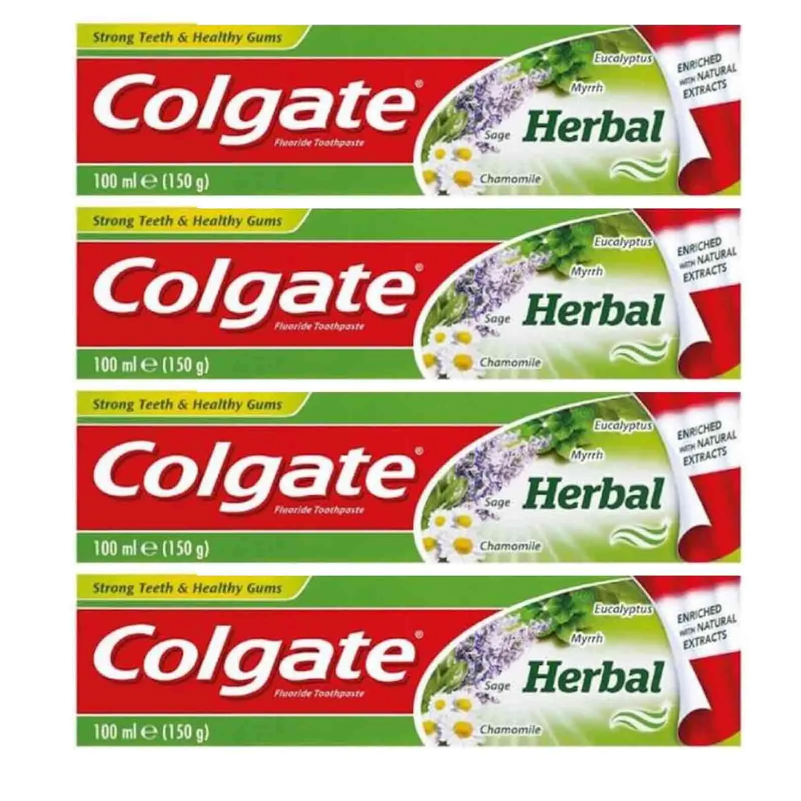 TOOTH PASTE HERBAL COLGATE (4 X 100 ML)