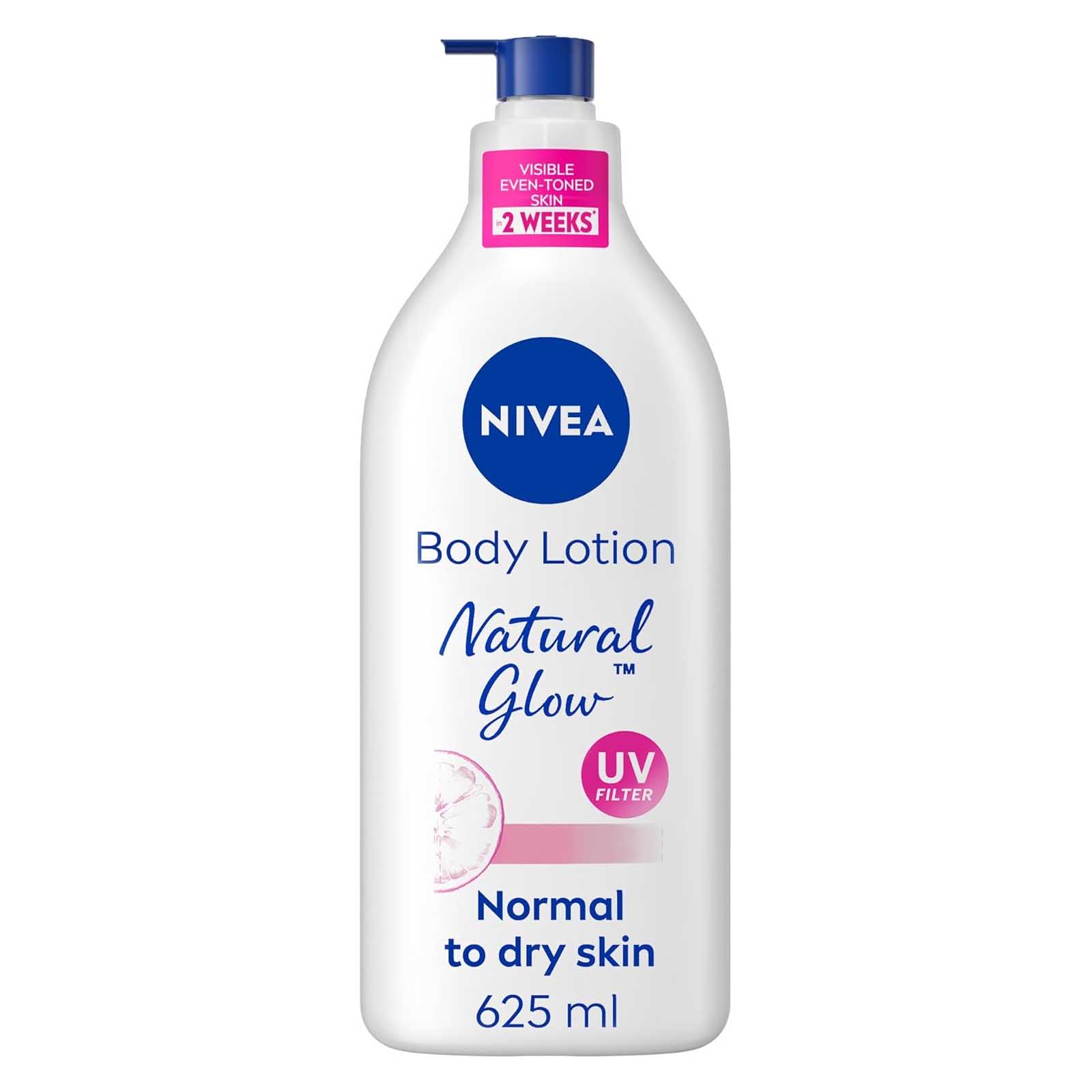 BODY LOTION EVEN TONE & VITAMIN C NATURAL GLOW NIVEA ( 625 ML )