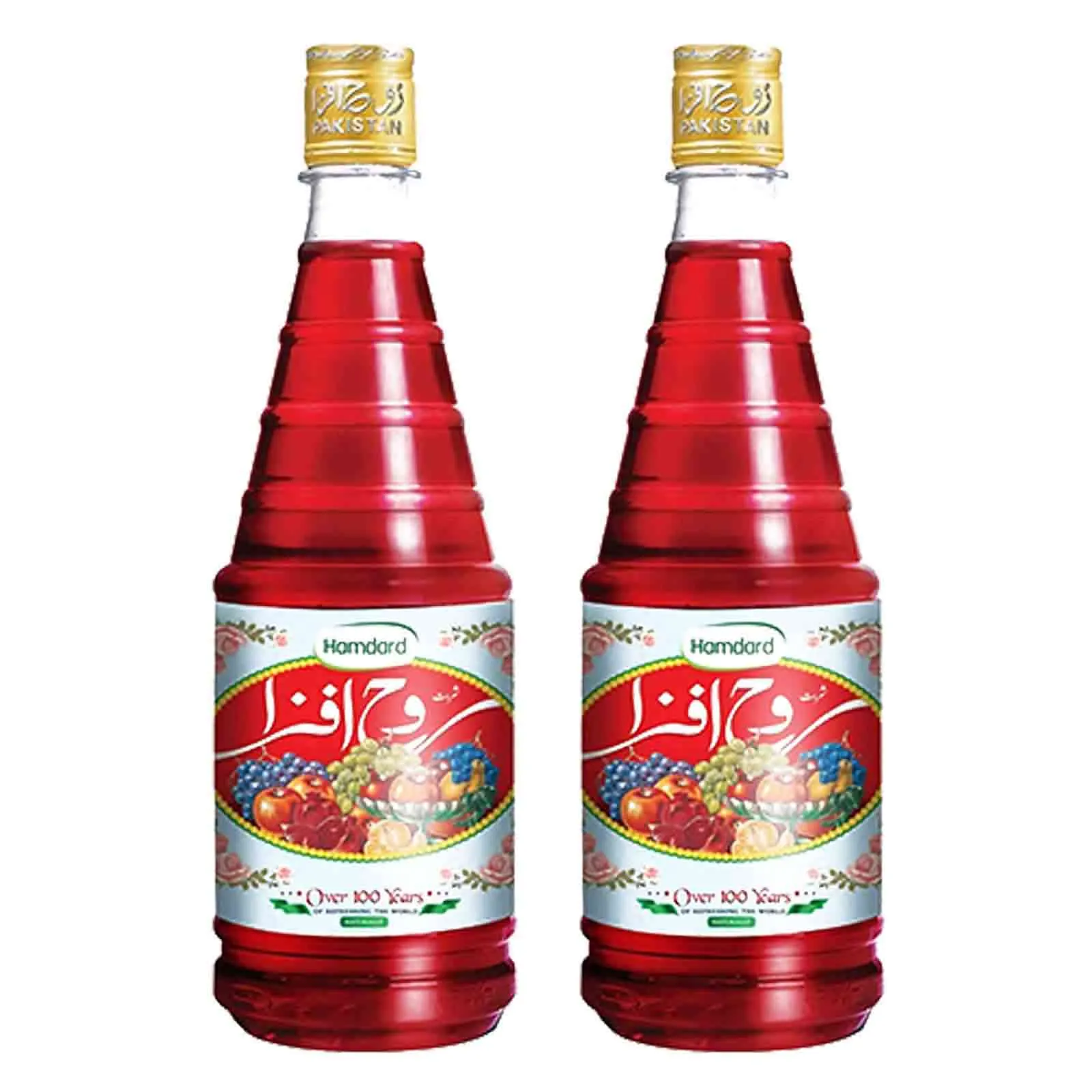 SYRUP ROOH AFZA HAMDARD ( 2 X 800 ML )
