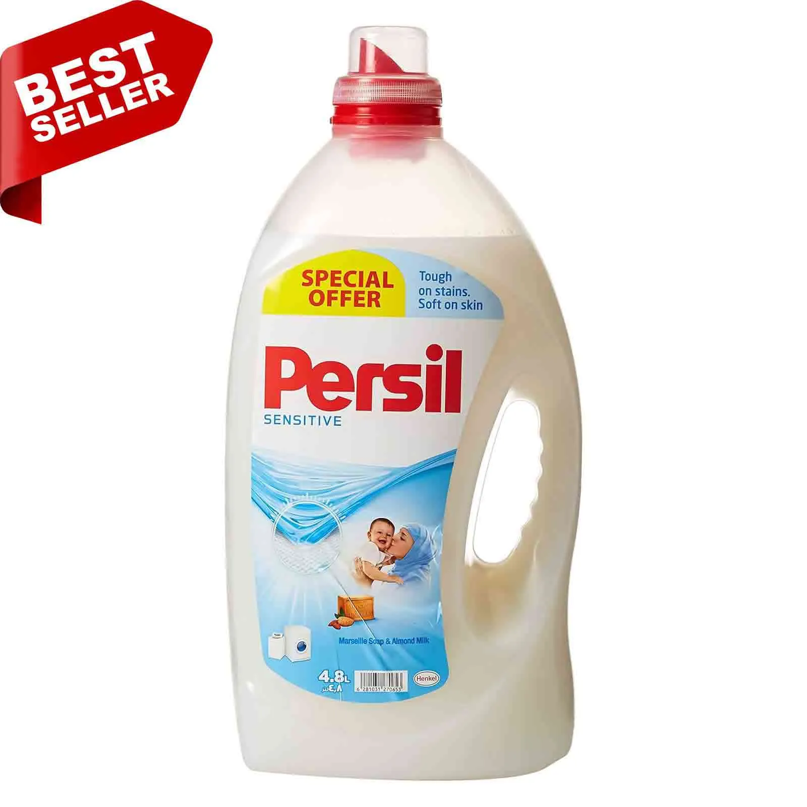 DETERGENT LAUNDRY SENSITIVE BABY LIQUID PERSIL ( 4.8 LTR )