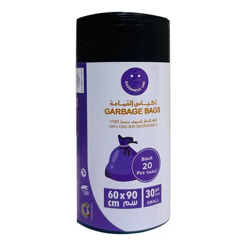 GARBAGE BAG OXO BIO DEGRADABLE 30G - 60 X 90 CM BLK ROLL GOODNESS ( 20 PCS )