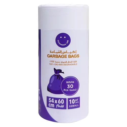 GARBAGE BAG OXO BIO DEGRADABLE 10 G - 54 X 60 CM WTE ROLL GOODNESS ( 30 PCS )