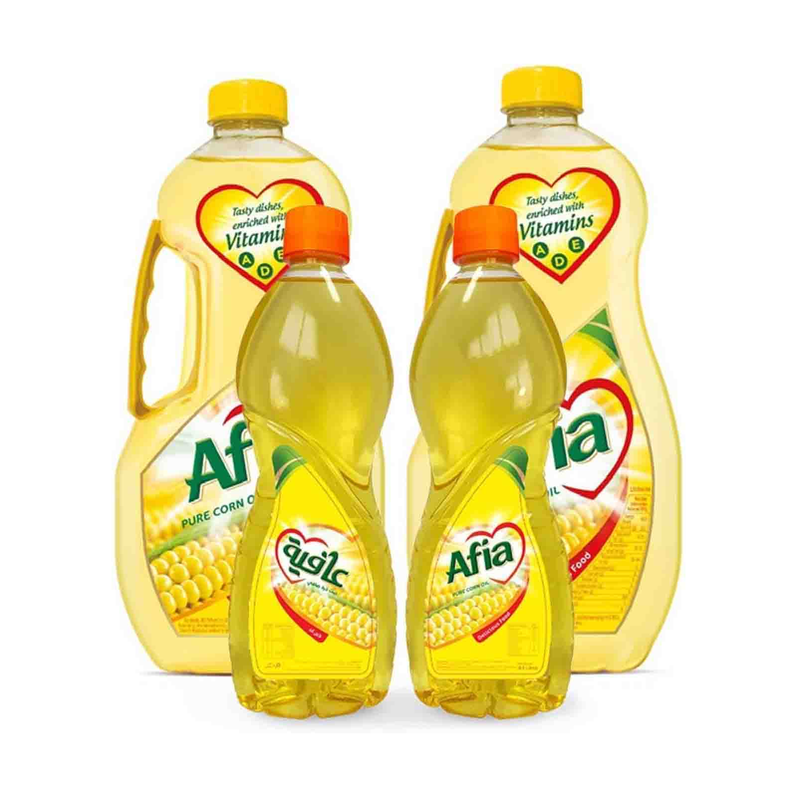 OIL CORN AFIA ( 2 X 1.5 LTR + 2 X 500 ML )