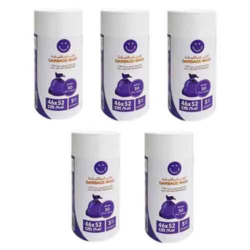 GARBAGE BAG OXO BIO DEGRADABLE 5G - 46 X 52 CM WTE ROLL GOODNESS ( 5 X 30 PCS )