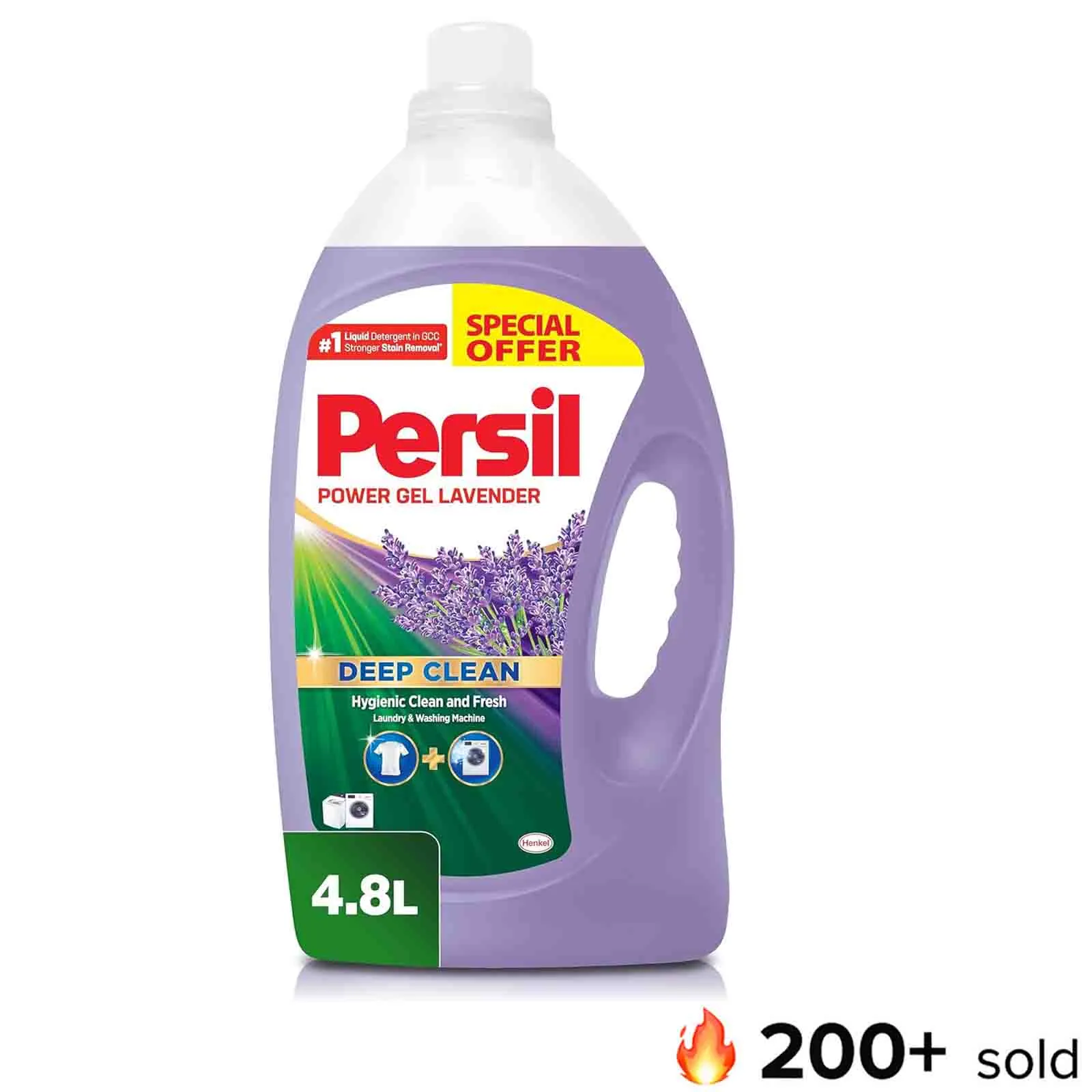 LAUNDRY LIQUID POWER GEL LAVENDER PERSIL (4.8 LTR)