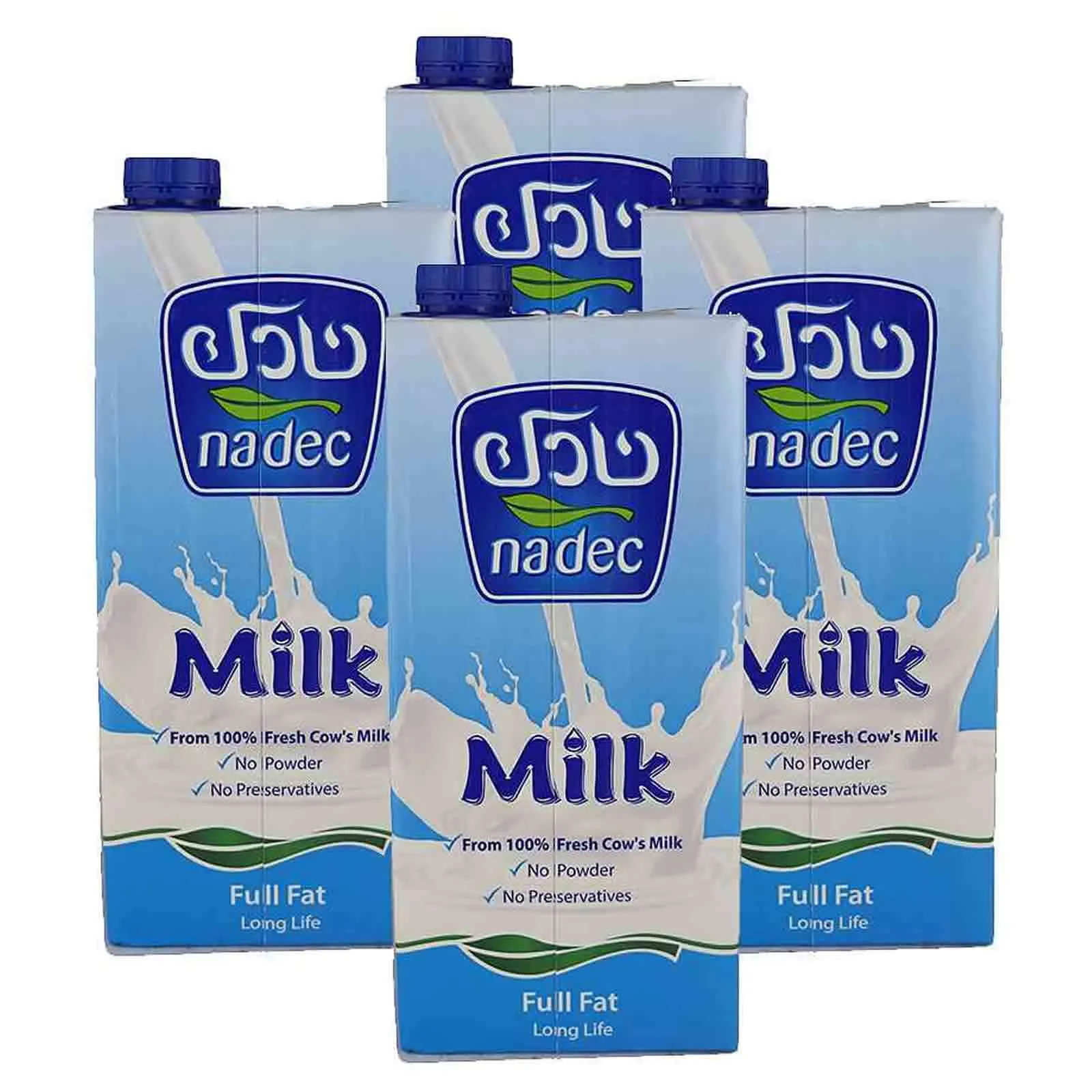 MILK LONG LIFE FULL CREAM NADEC ( 4 X 1 LTR )