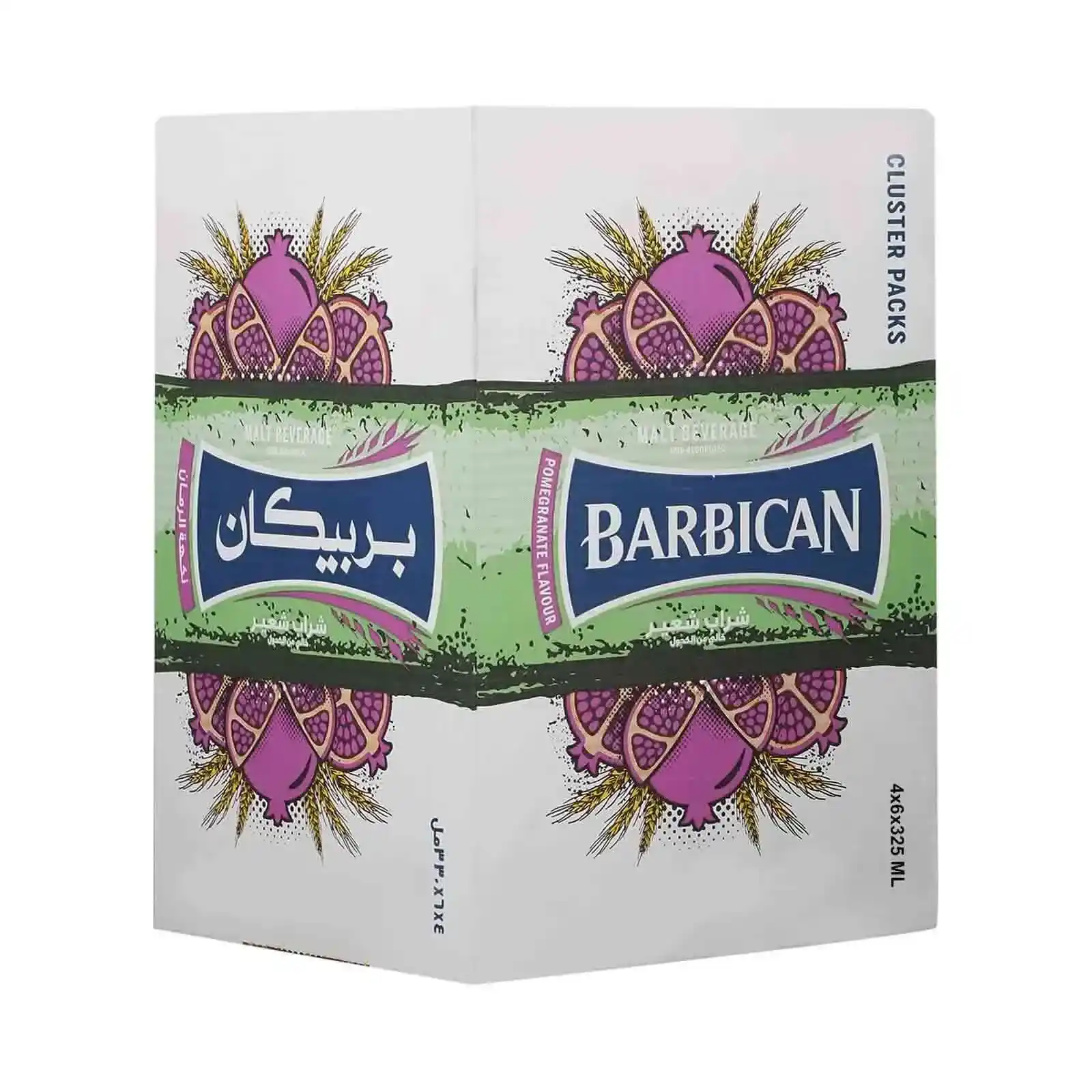 NON ALCOHOLIC BEVERAGE POMEGRANATE BARBICAN ( 4 X 6 X 325 ML )