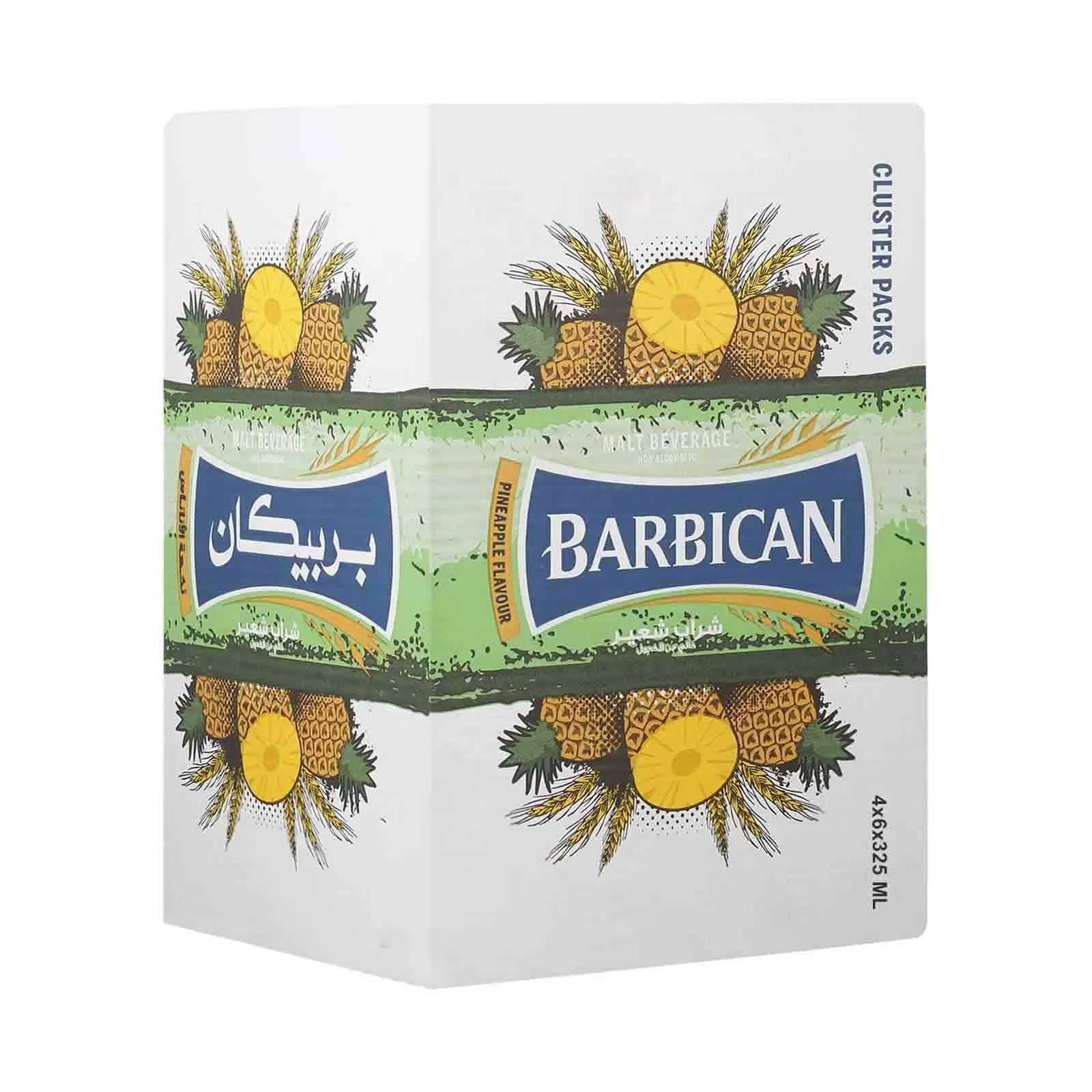 NON ALCOHOLIC BEVERAGE PINEAPPLE BARBICAN ( 4 X 6 X 325 ML )