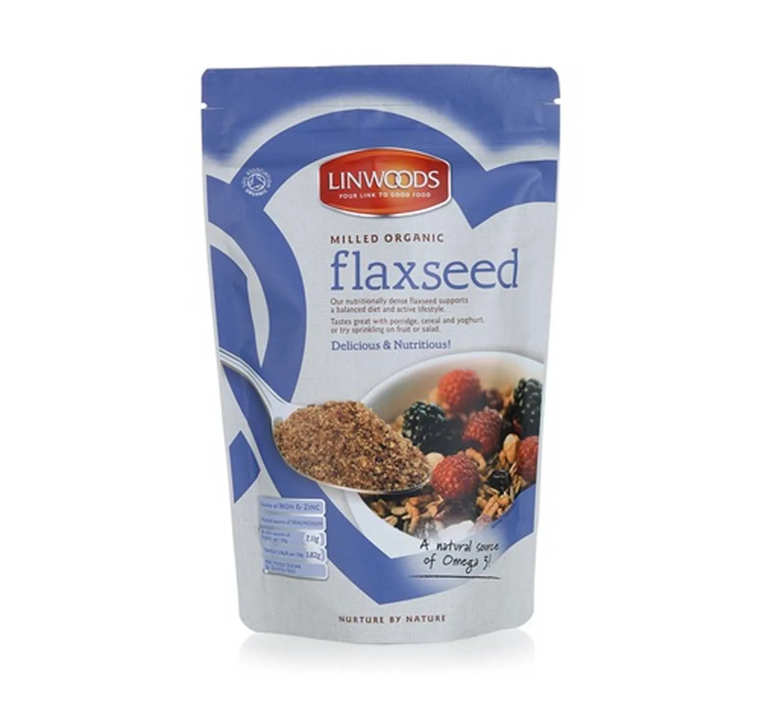 FLAX SEEDS MILLED ORGANIC LINWOODS ( 200GM )