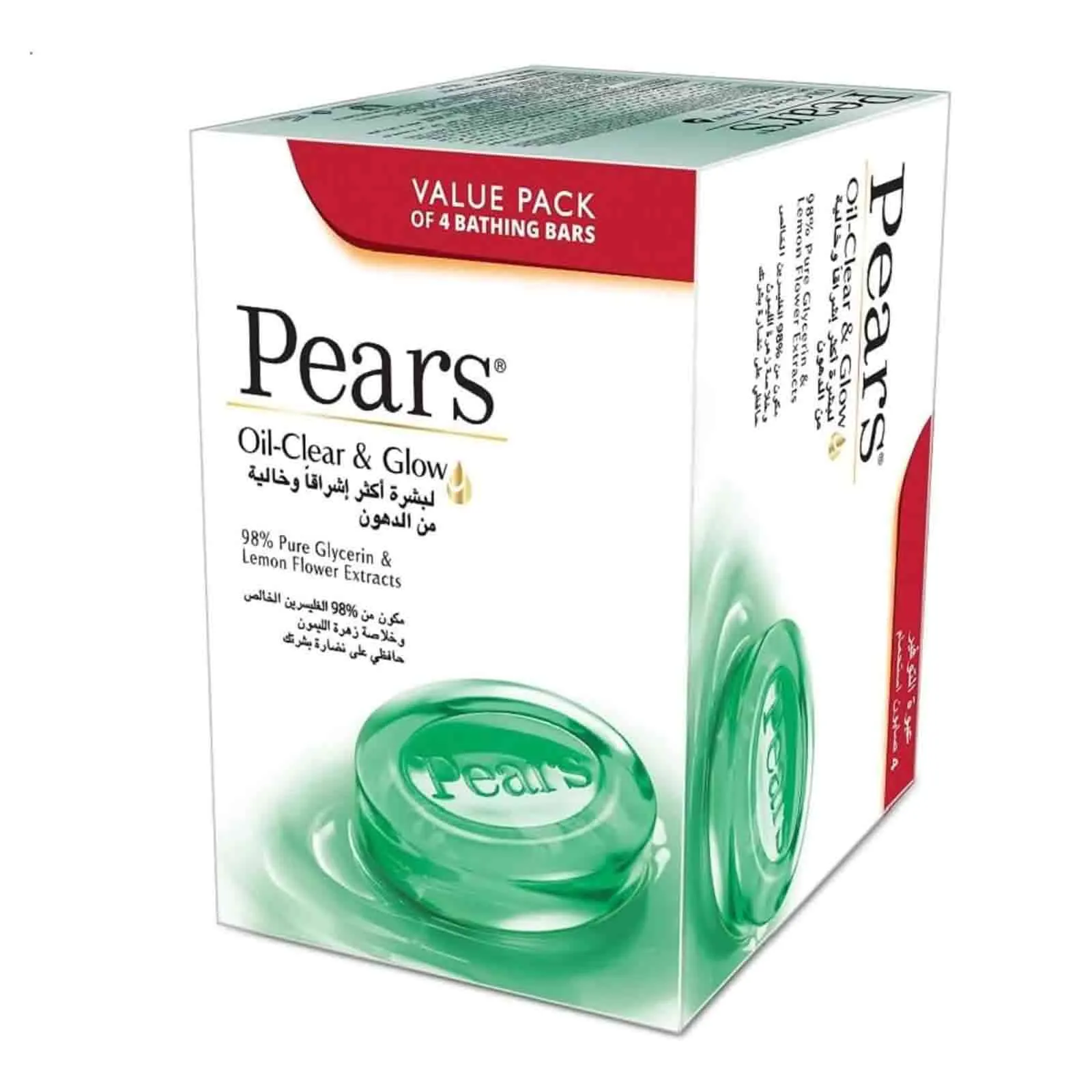 SOAP OIL CLEAR & GLOW PEARS ( 4 X 125 gm )