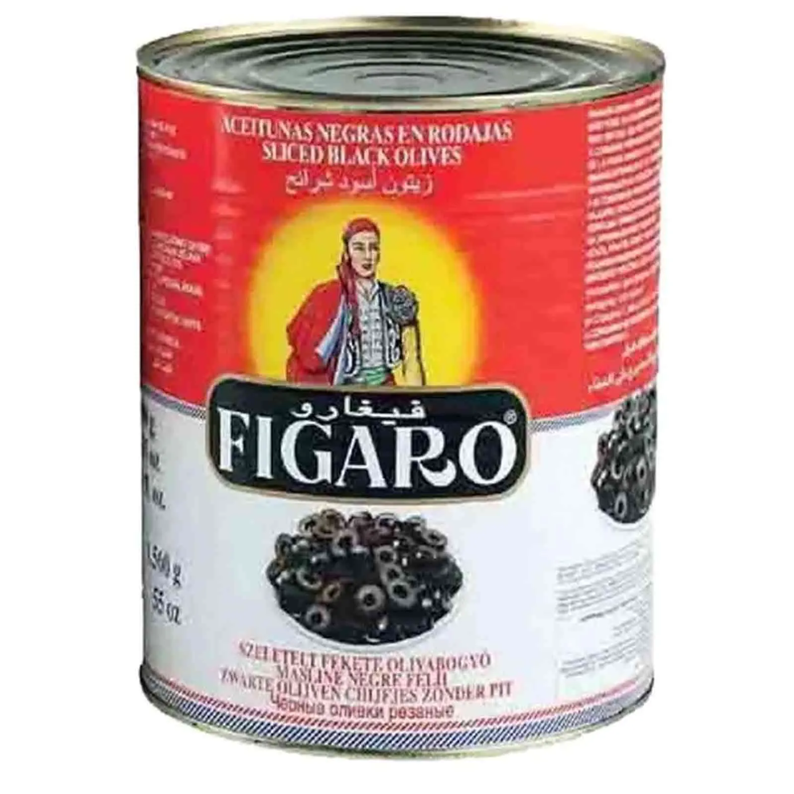 OLIVES BLACK PITTED FIGARO ( 3 KG )