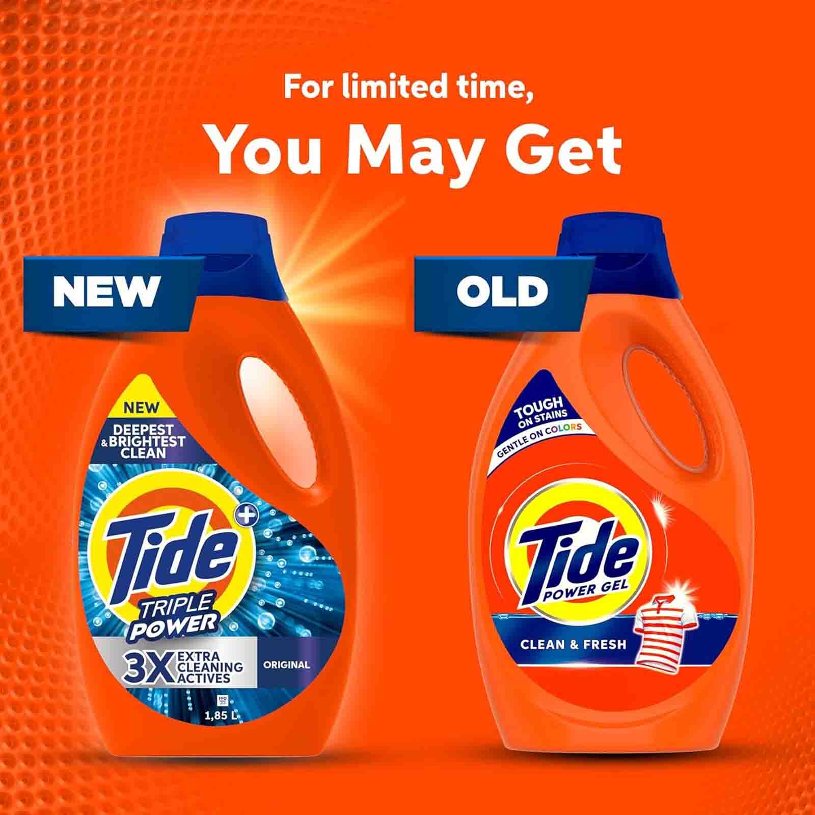  Tide Laundry Detergent Power Gel Clean & Fresh 2 x 1.8 L