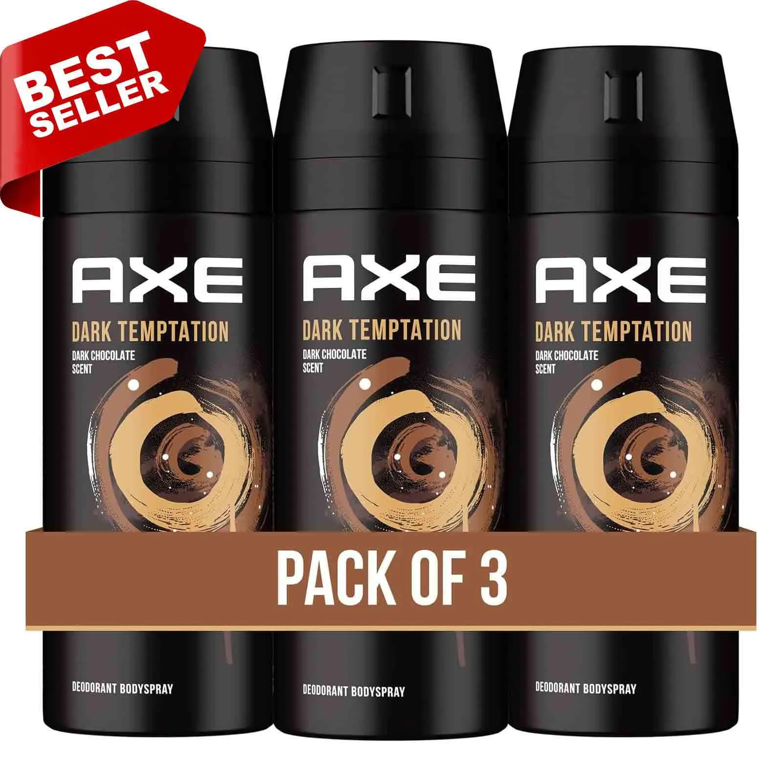 DEODORANT AEROSOL MEN NON STOP FRESH DARK TEMPTATION AXE ( 3 X 150 ML)