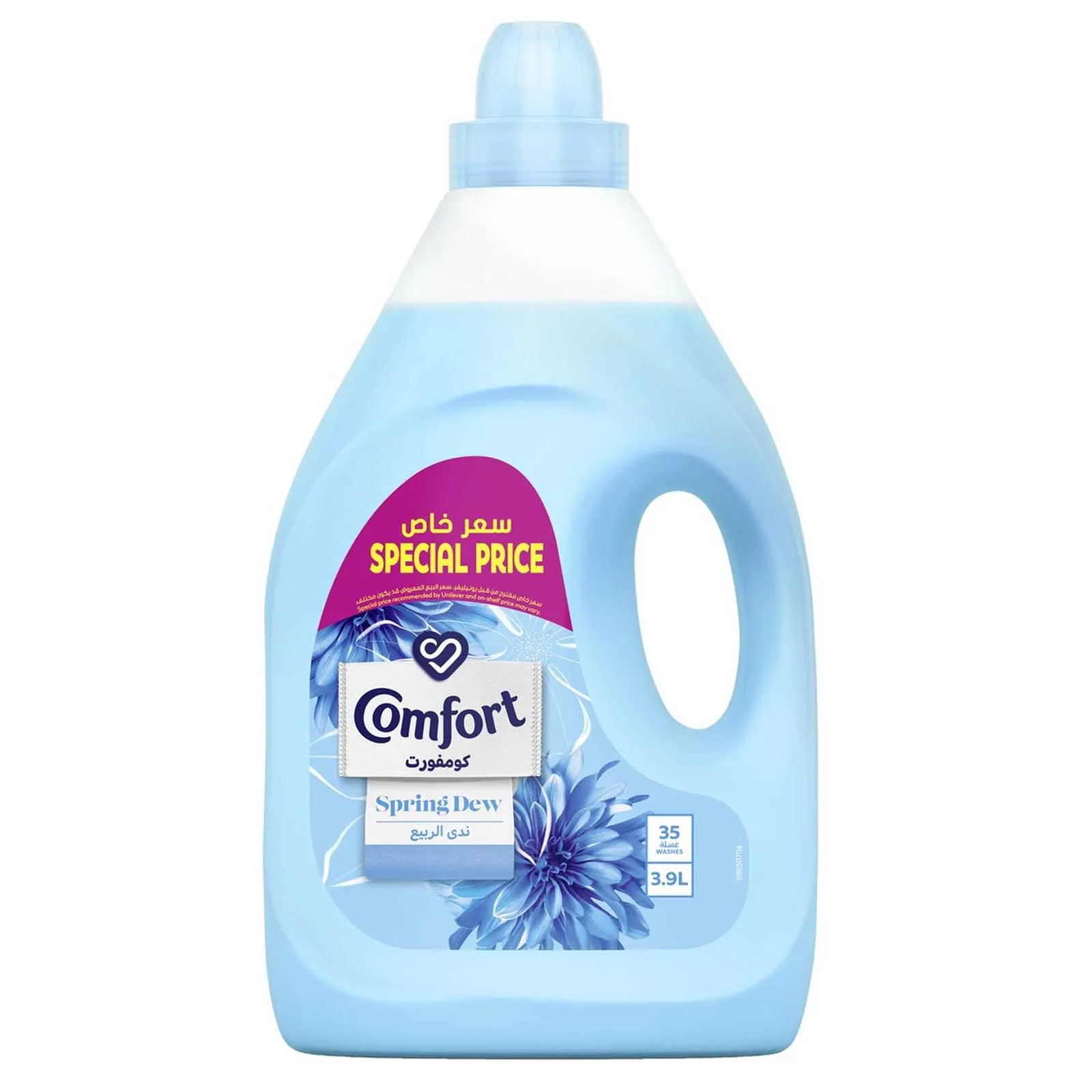 FABRIC SOFTENER SPRING DEW COMFORT ( 4 X 3.9 LTR )