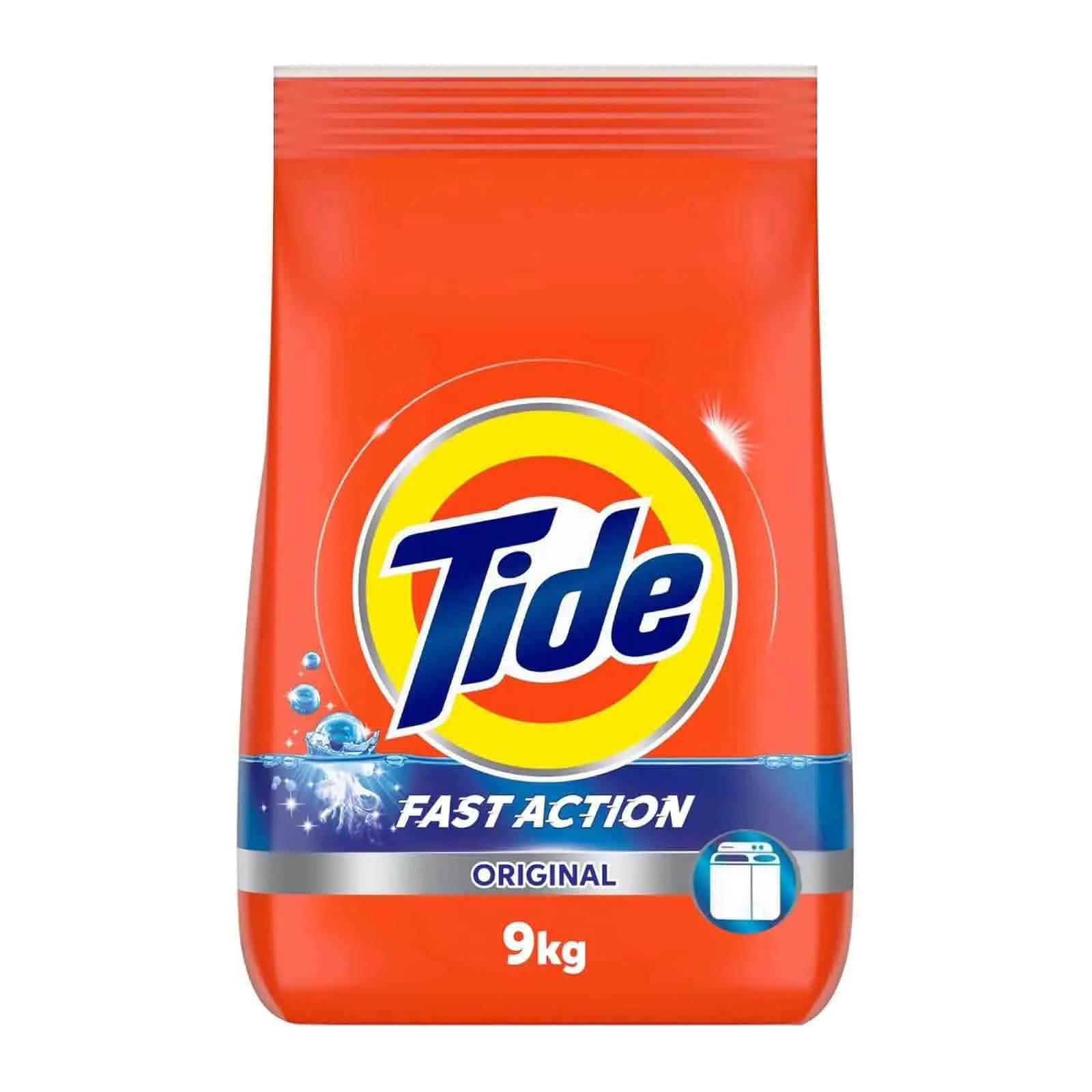 LAUNDRY DETERGENT POWDER SEMI AUTOMATIC FAST ACTION ORIGINAL TIDE ( 9 KG )