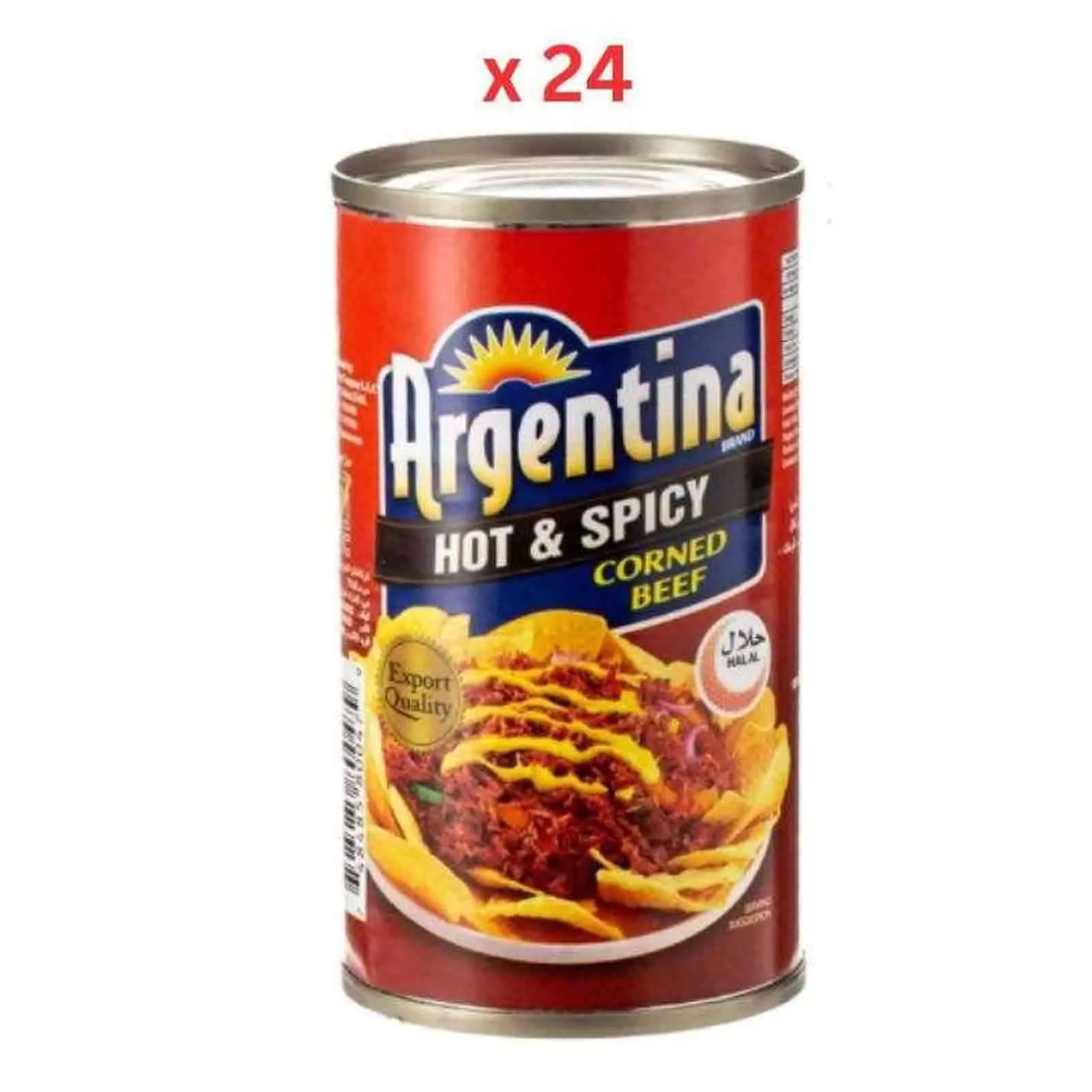 CORNED BEEF HOT & SPICY ARGENTINA ( 24 X 175 GM )