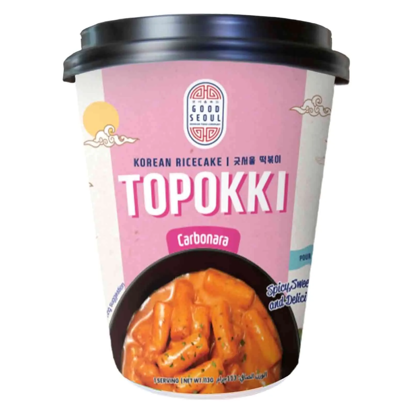 RICE CAKE KOREAN TOPOKKI CARBONARA GOOD SEOUL ( 113 gm ) 