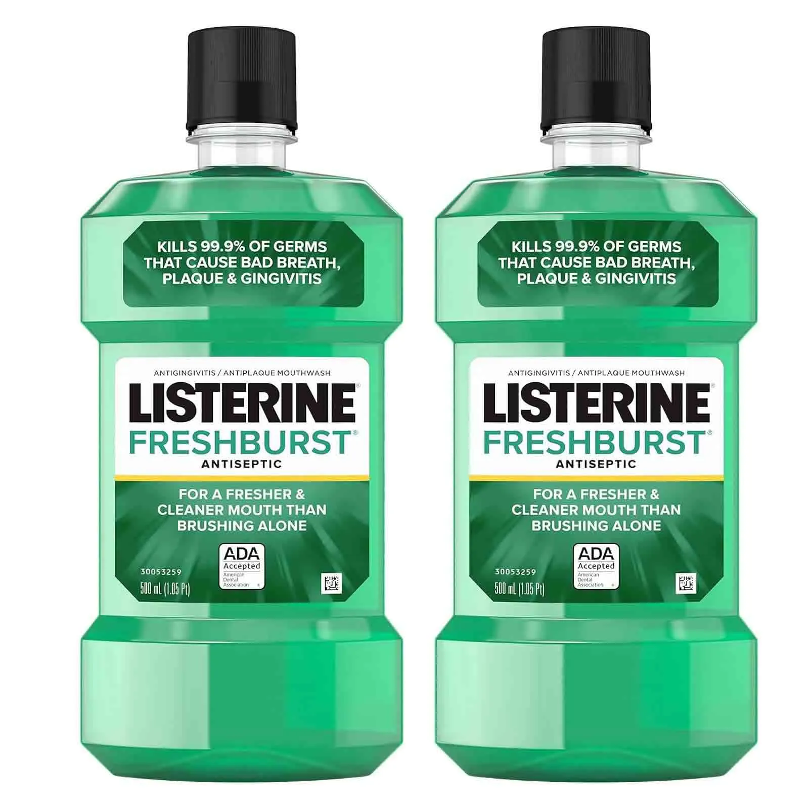 MOUTH WASH FRESH BURST LISTERINE ( 2 X 500 ML )