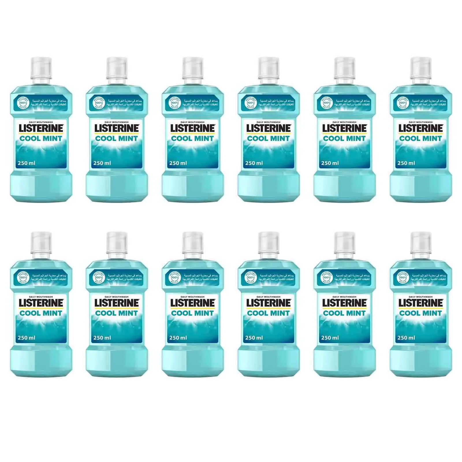 MOUTH WASH COOL MINT LISTERINE ( 12 X 250 ml )