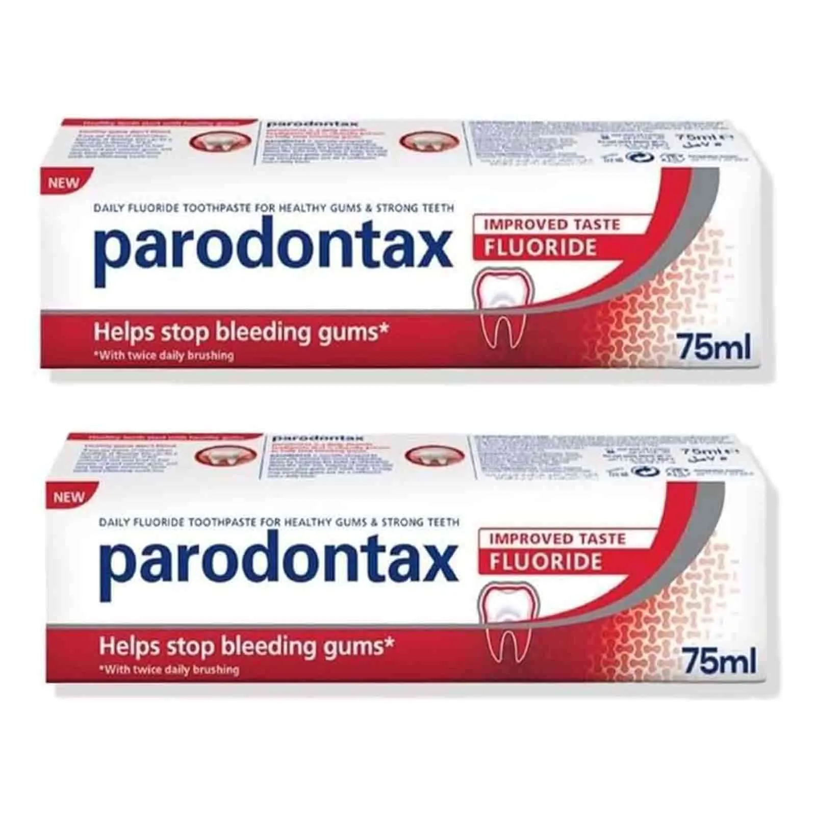 TOOTHPASTE FLUORIDE PARODONTAX ( 2 X 75 ml )