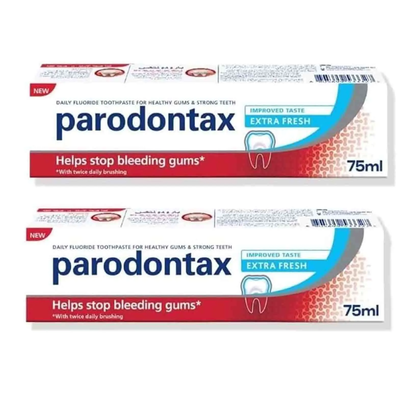 TOOTHPASTE EXTRA FRESH PARODONTAX ( 2 X 75 ml )