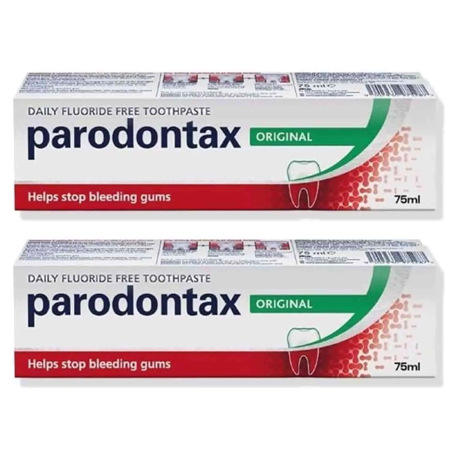 TOOTHPASTE ORIGINAL PARODONTAX ( 2 X 75 ml )