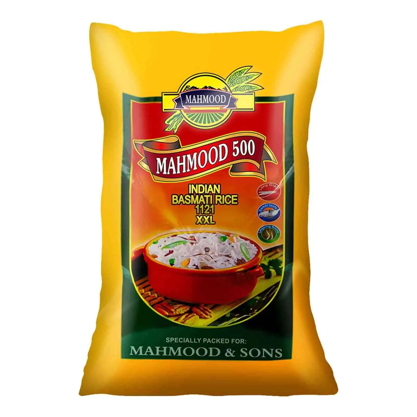 RICE BASMATI INDIAN 1121 XXL MAHMOOD 500 ( 10 KG )