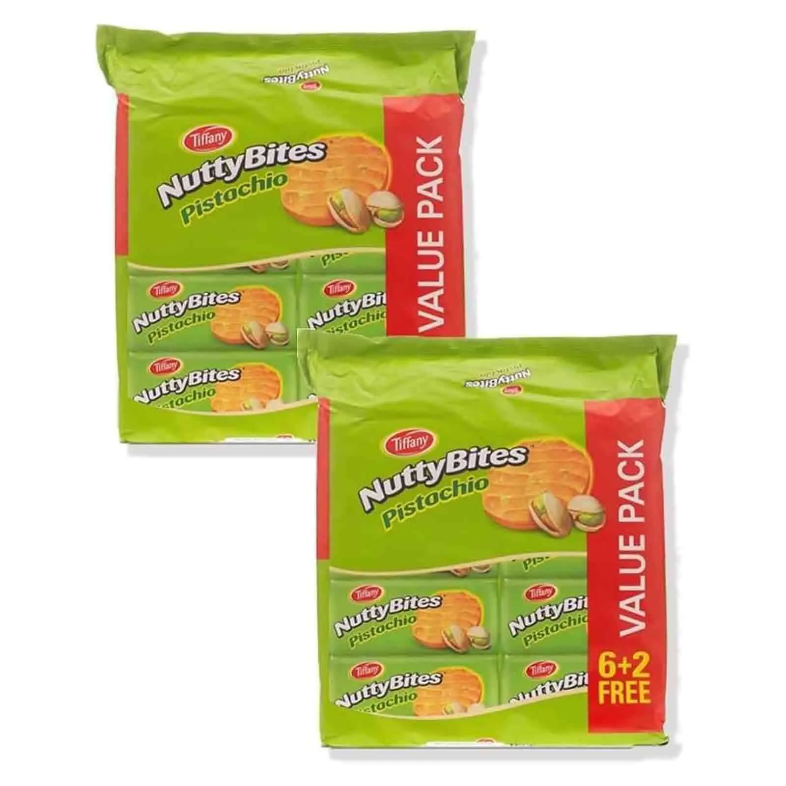BISCUIT NUTTY BITES PISTACHIO TIFFANY ( 2 X 8 X 72 GM )