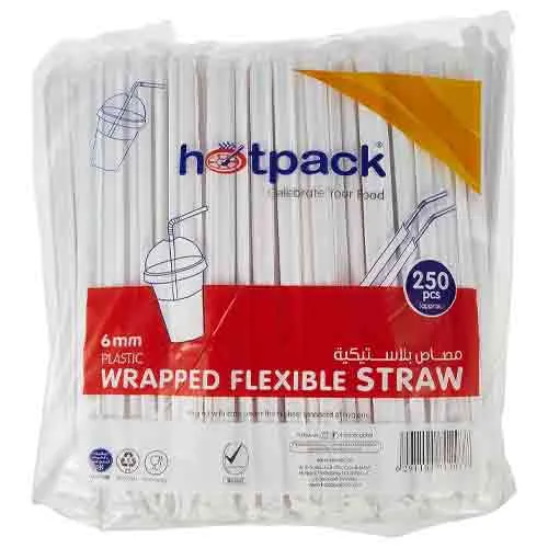 STRAW CLEAR 6MM ( 1 X 250 PC )