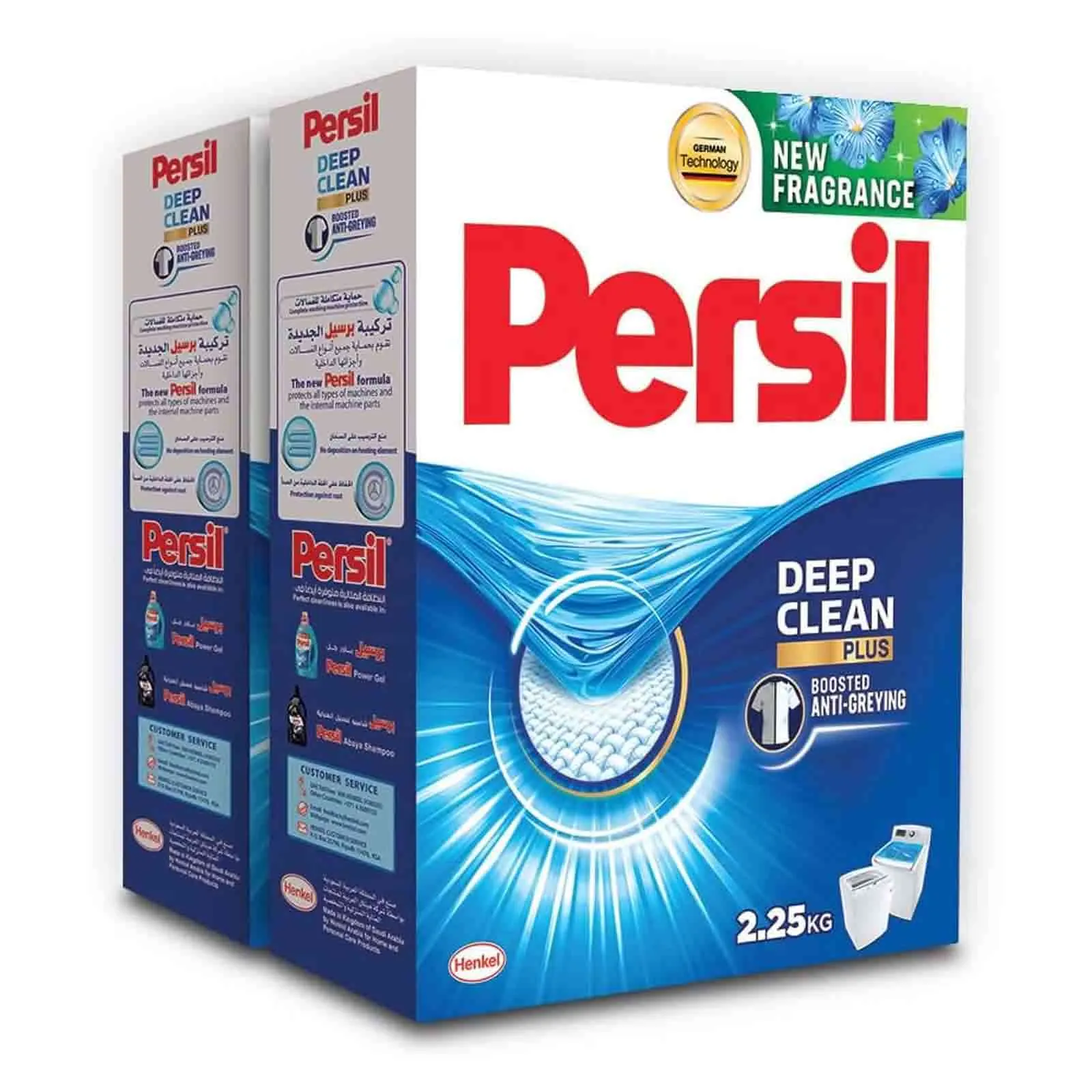 DETERGENT LAUNDRY POWDER TOP LOAD BLUE PERSIL ( 2 X 2.25 KG )