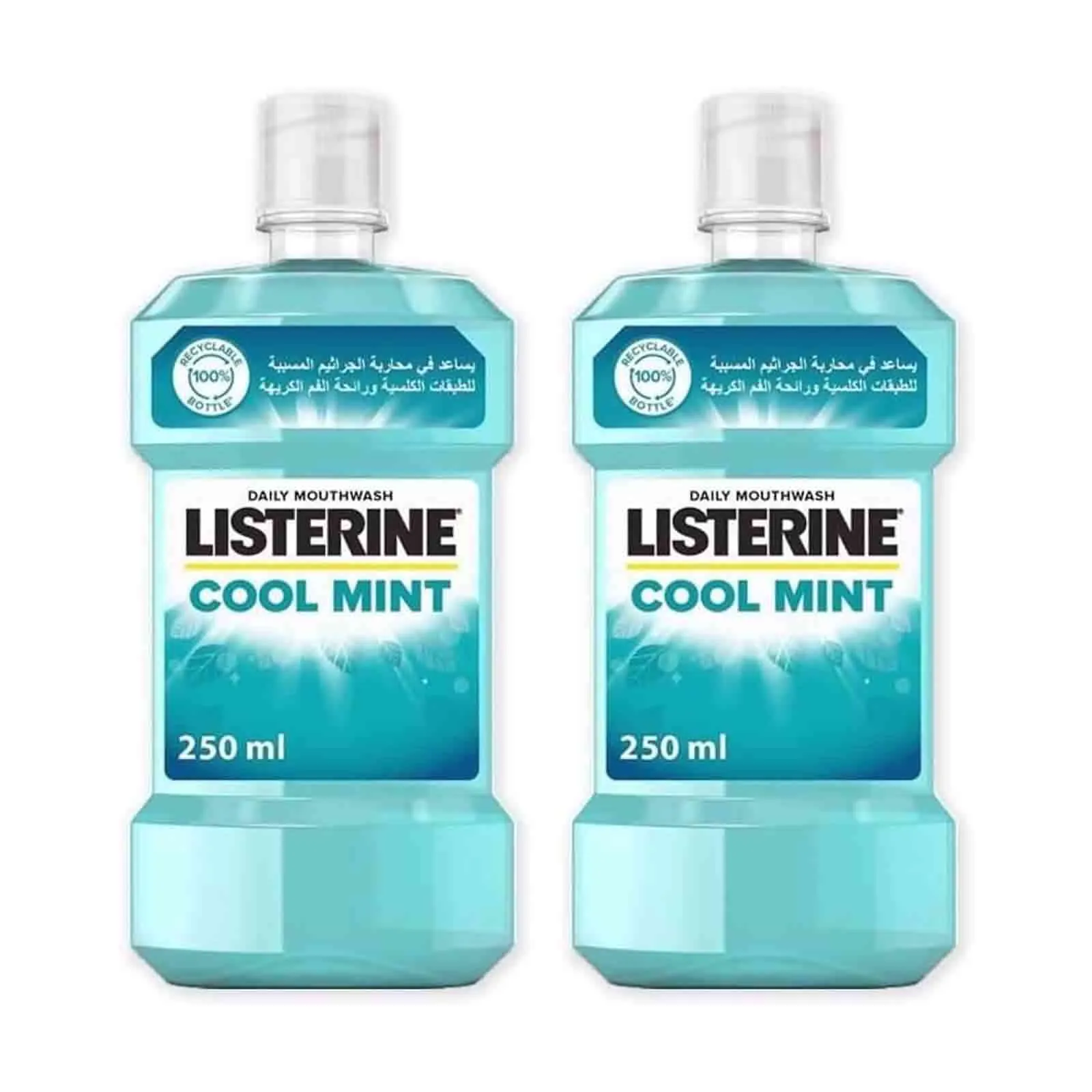 MOUTH WASH COOL MINT LISTERINE ( 2 X 250 ml )