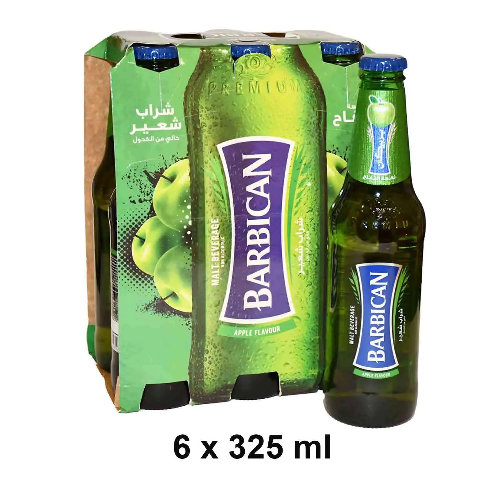 NON ALCOHOLIC BEVERAGE APPLE BARBICAN ( 6 X 325 ML )