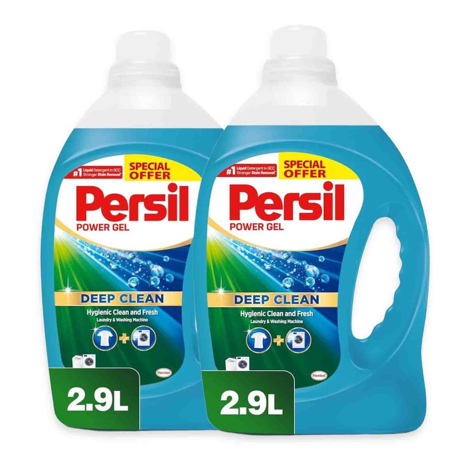 LAUNDRY LIQUID POWER GEL FRONT LOAD PERSIL ( 2 X 2.9 LTR )