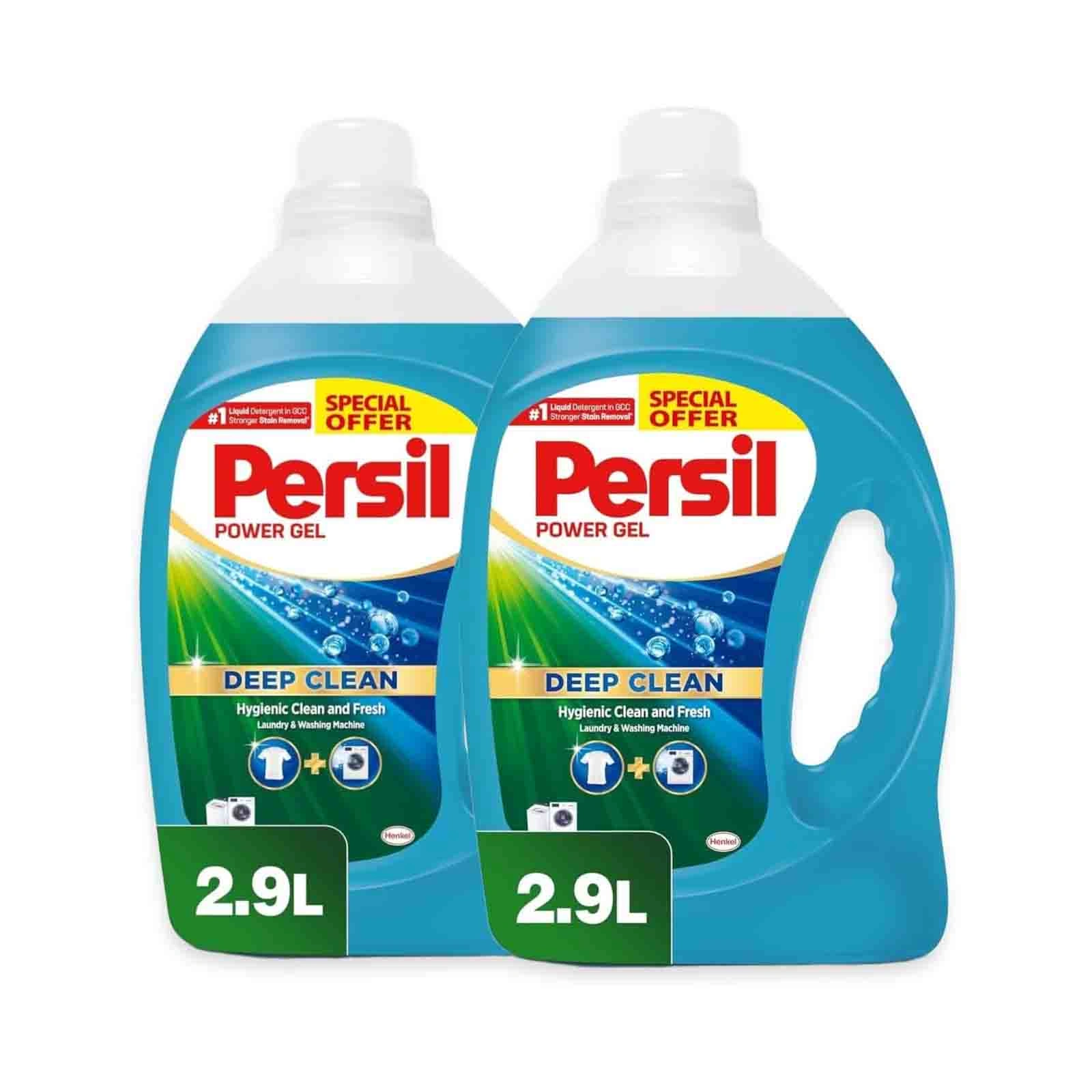 LAUNDRY LIQUID POWER GEL FRONT LOAD PERSIL ( 2 X 2.9 LTR )