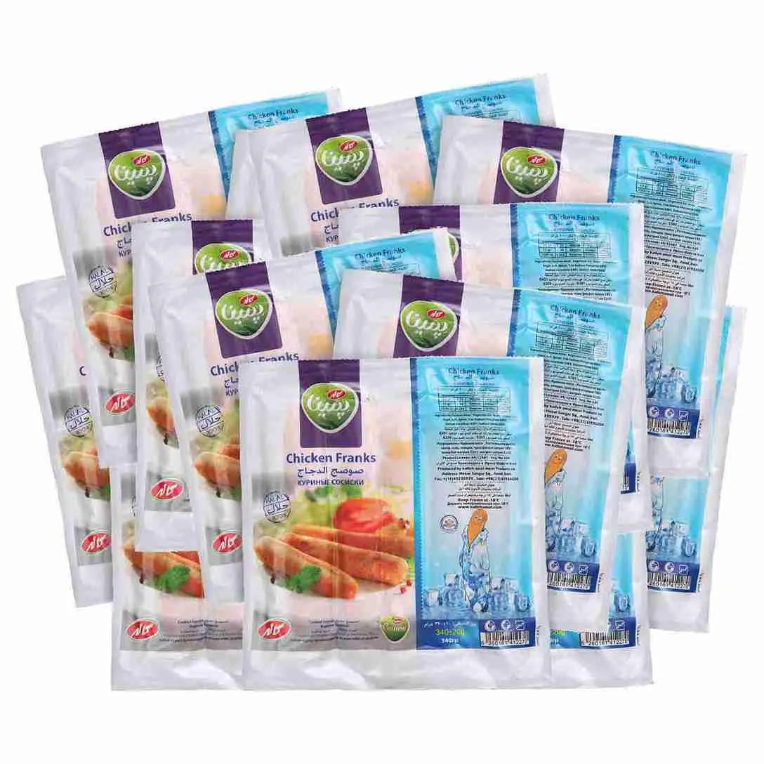 CHICKEN FRANKS FROZEN KALLEH ( 24 X 340 GM )
