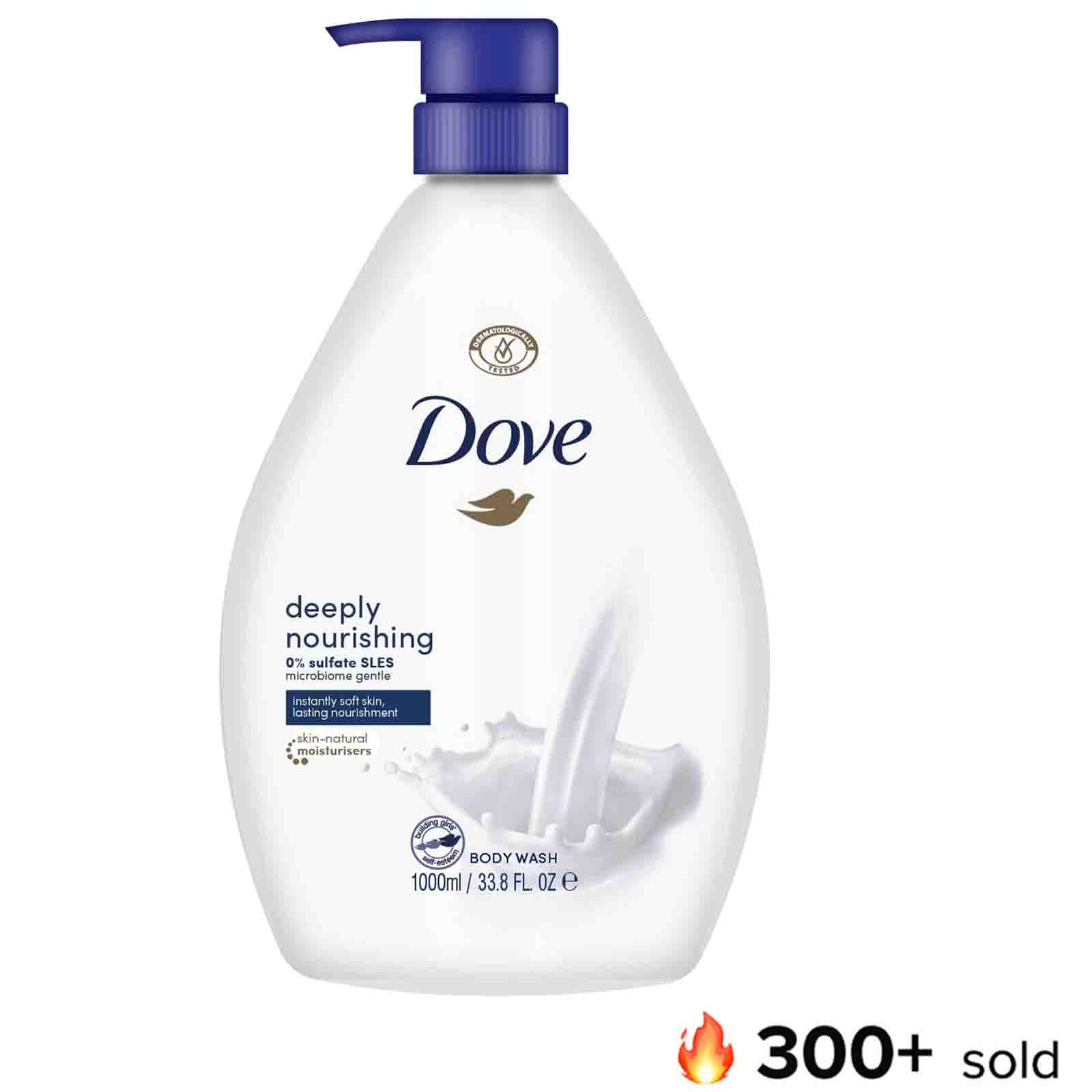 BODY WASH DEEPLY NOURISHING DOVE ( 1000 ML )