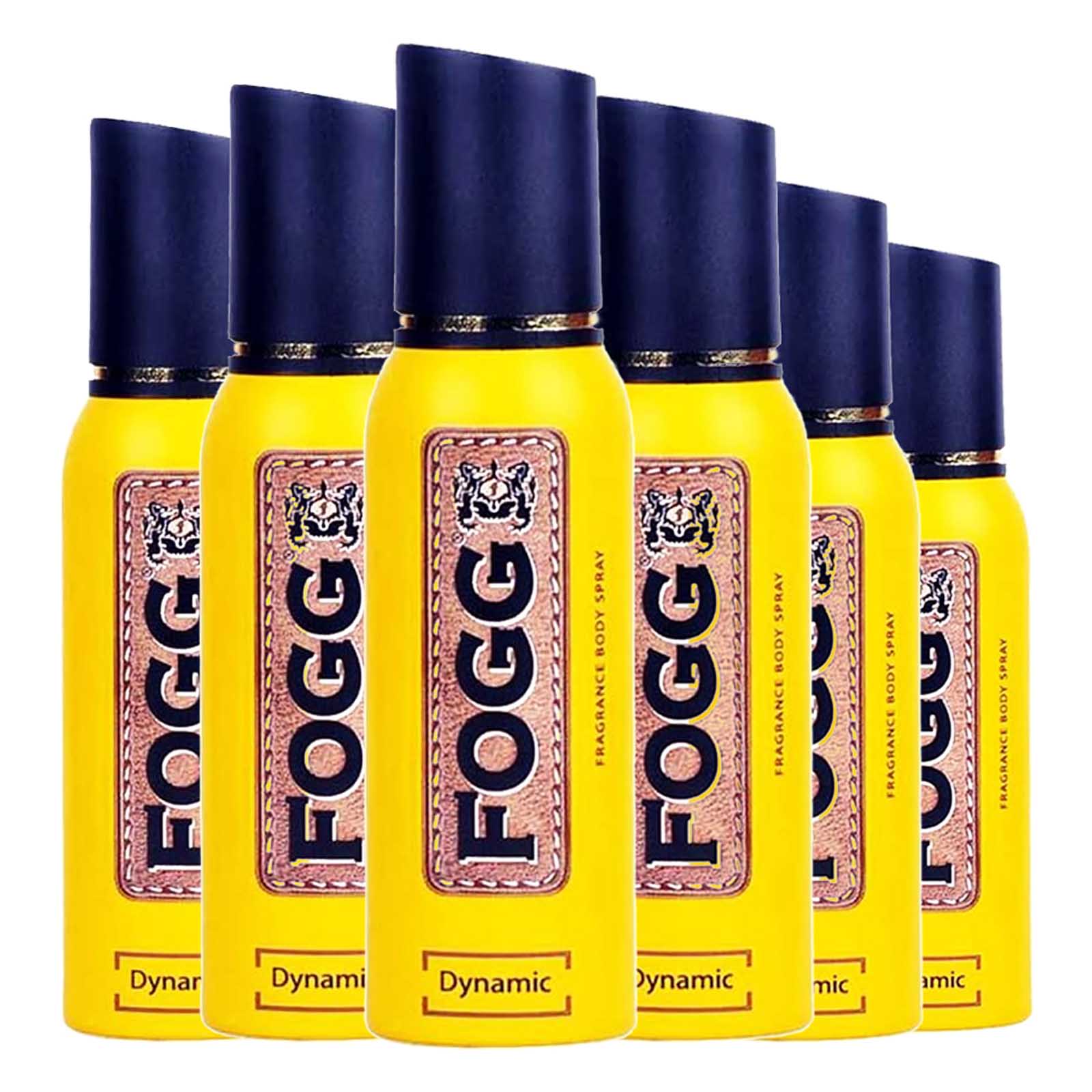 BODY SPRAY FOR MEN DYNAMIC FOGG (  6 X 120 ML )