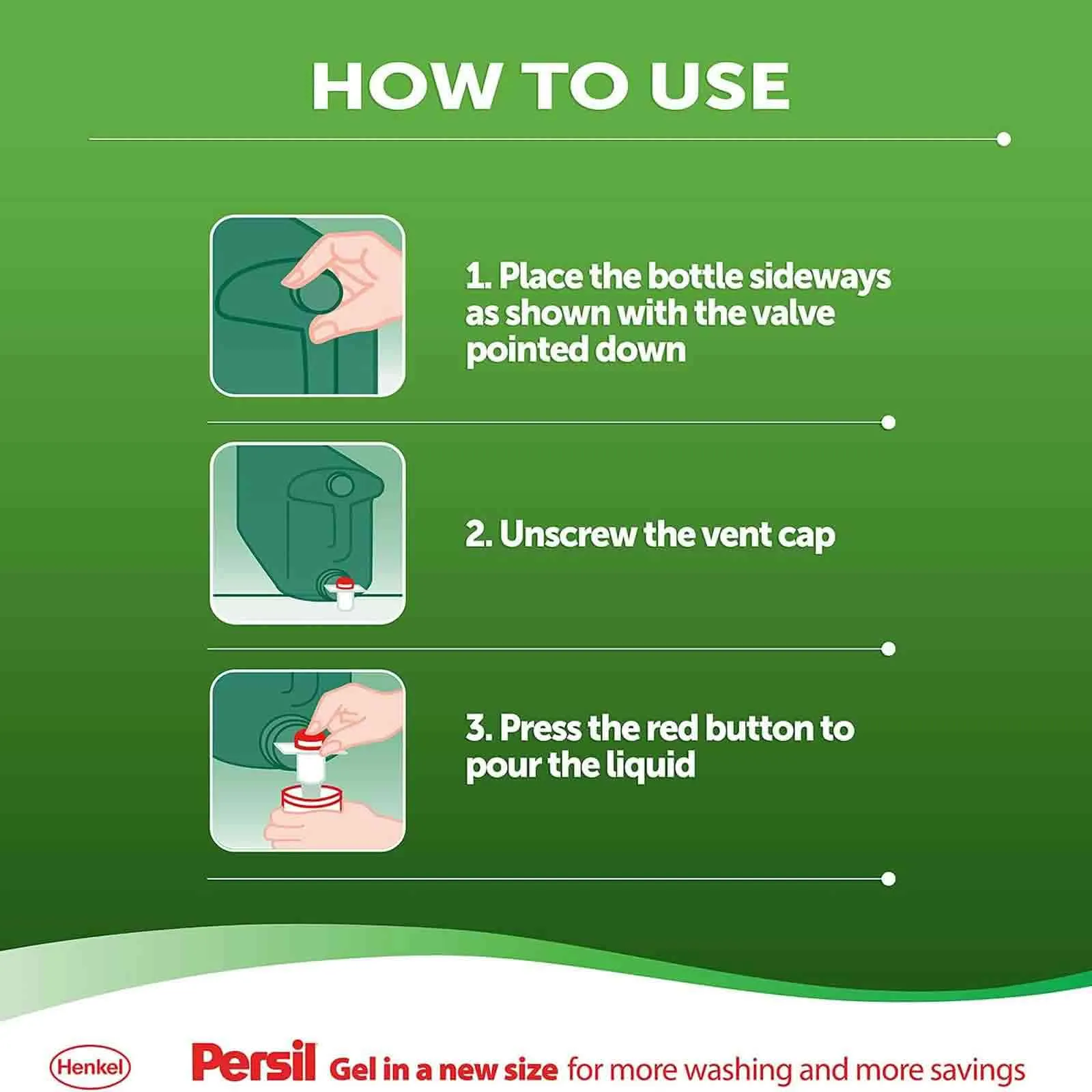 Persil Power Gel Liquid Laundry Detergent For All Front Load Washing Machines - 7 L ,Deep Clean Technology For Perfect Cleanliness And Long Lasting Freshness